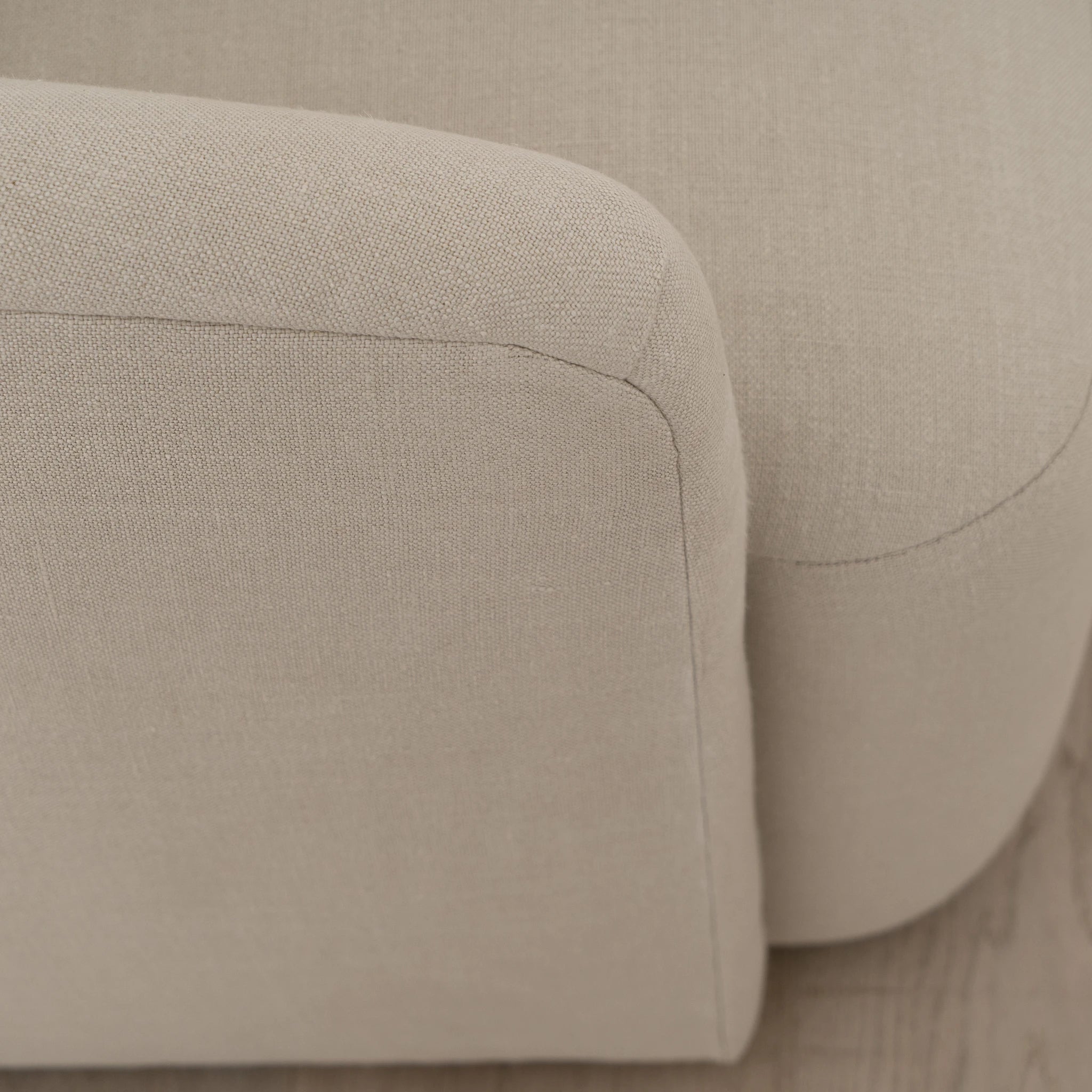 As Shown: upholstered in Fresno Sand.