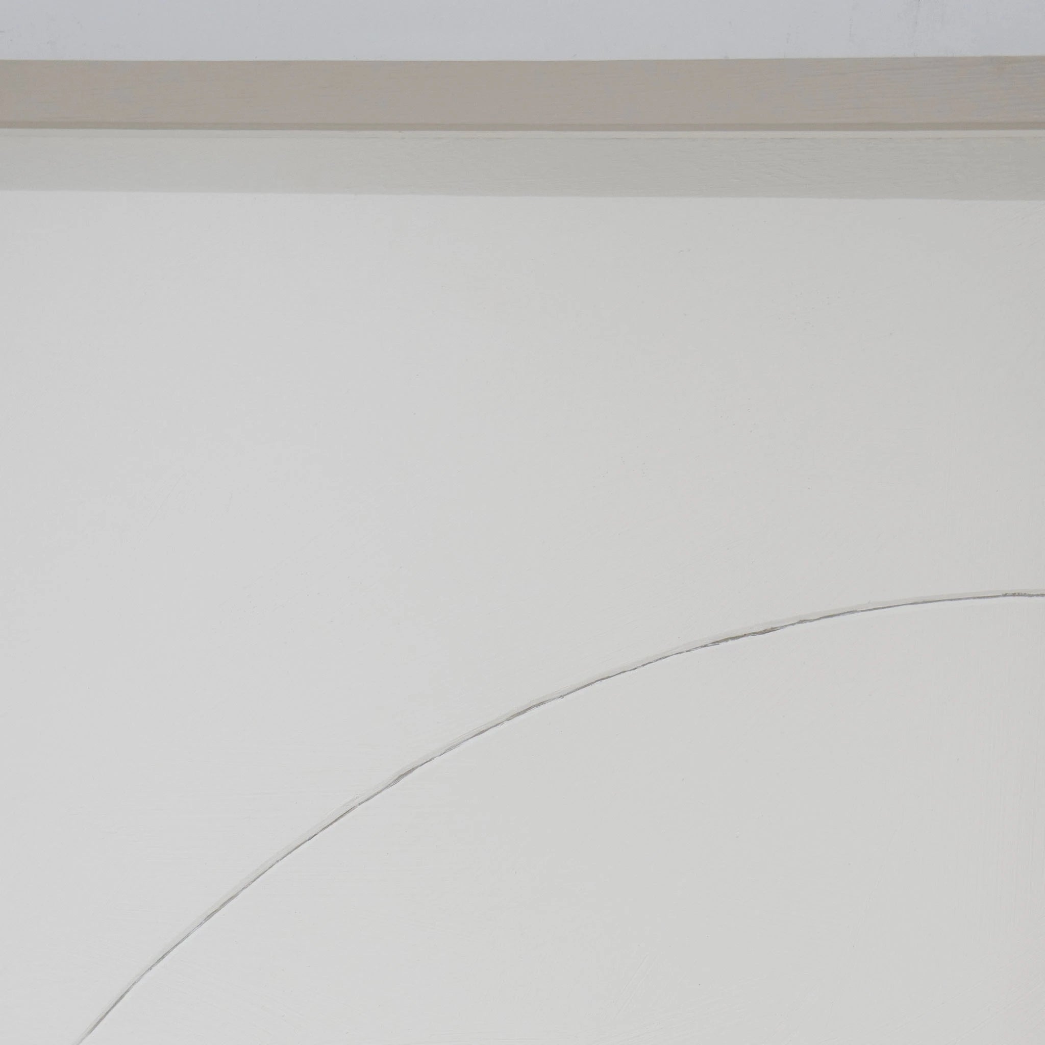 Shown in a set of two 25x58 formats,painted oak. Sold separately. Entaille-Moon #1 and Entaille-Moon #2 | Muskoka Living Collection - Art