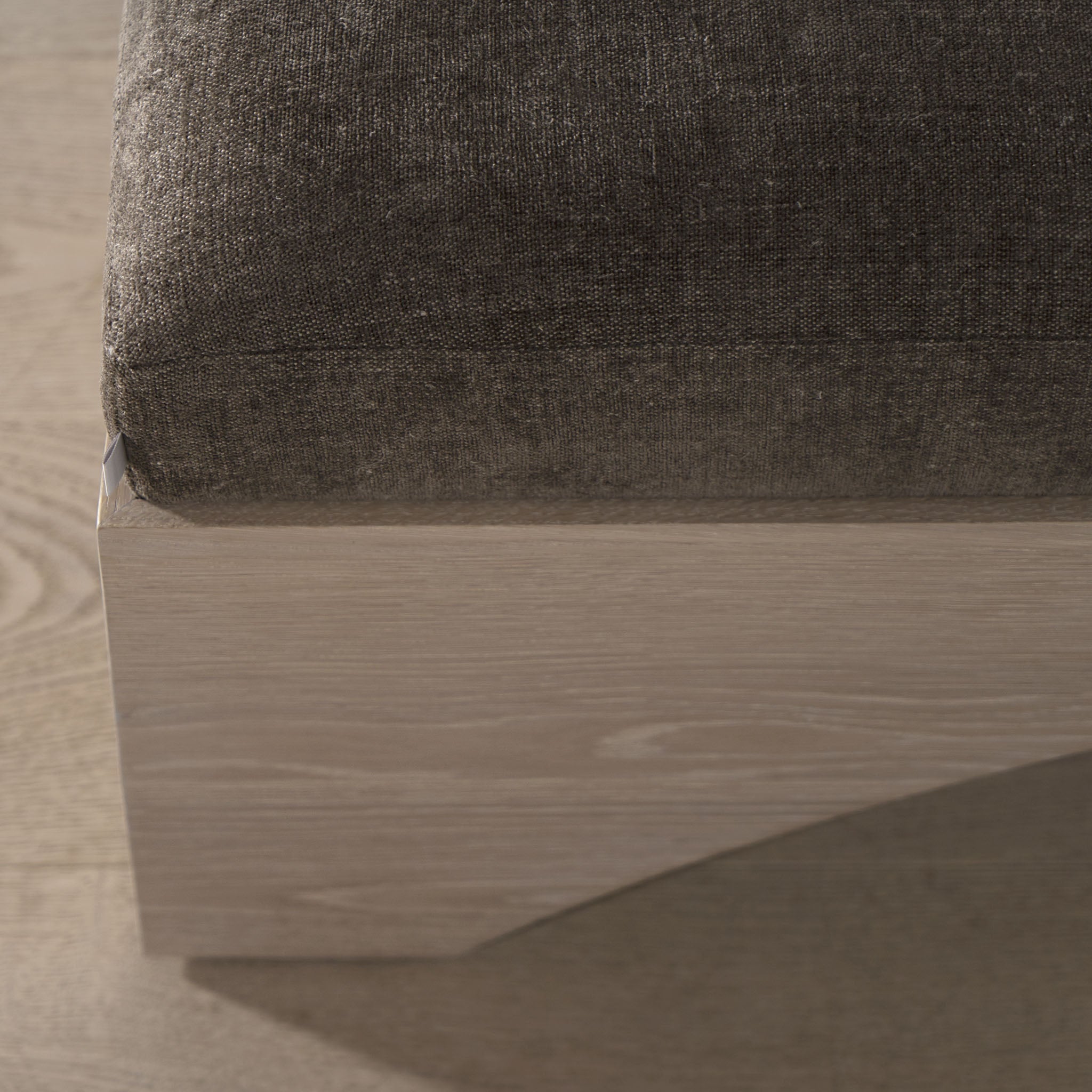 As Shown: in Bellamy Stone, oak finished in Mint White Super White.