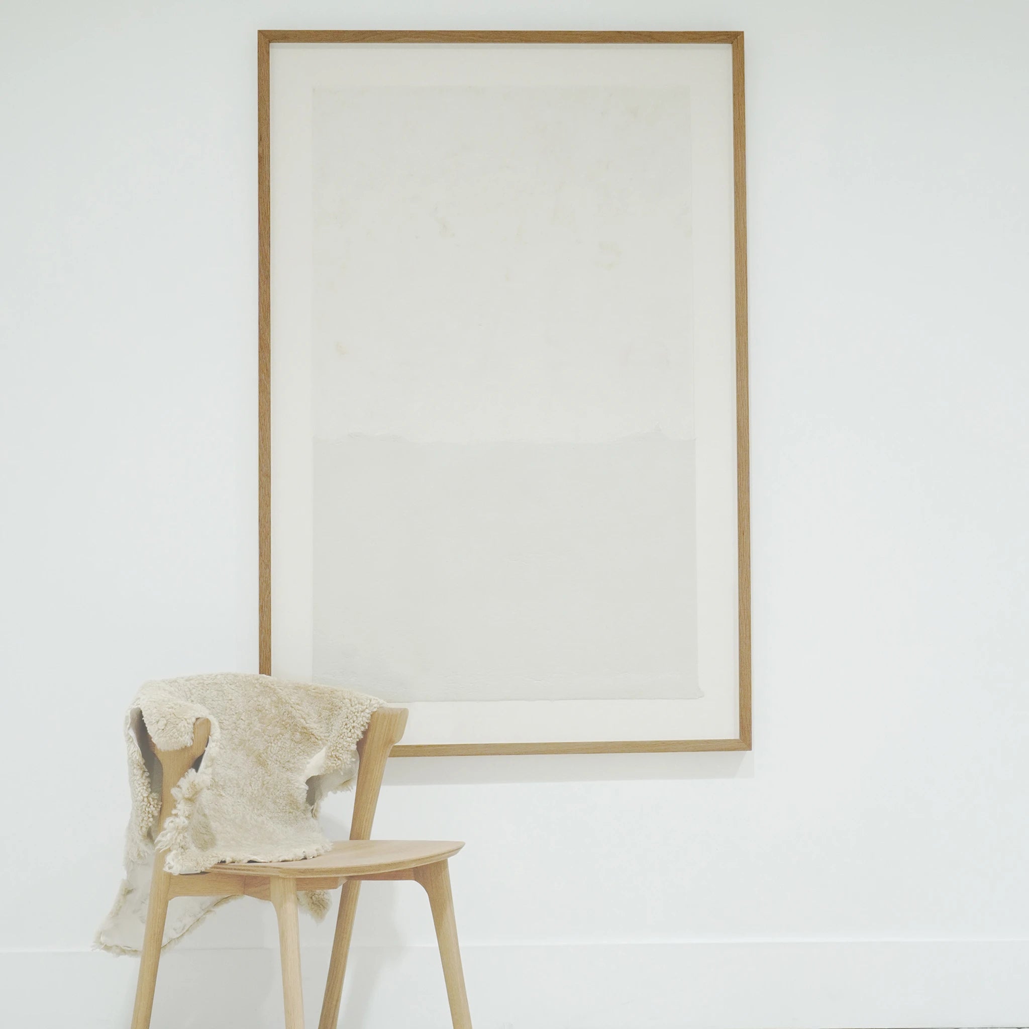 Horizon Blank - Art, Muskoka Living Collection | Shown in 41x61 format, natural oak.