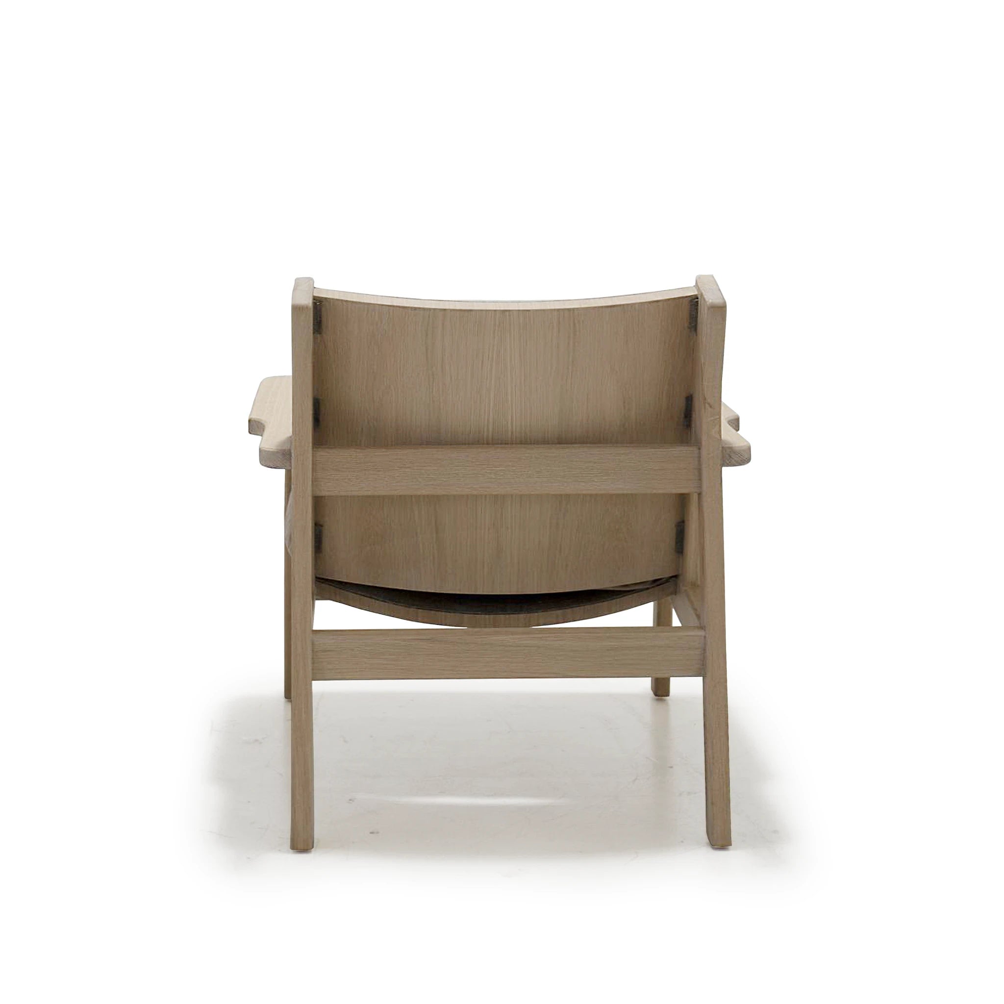 As Shown: in COM and Sky Taupe cushion.Oak finished in Mint White Natural.