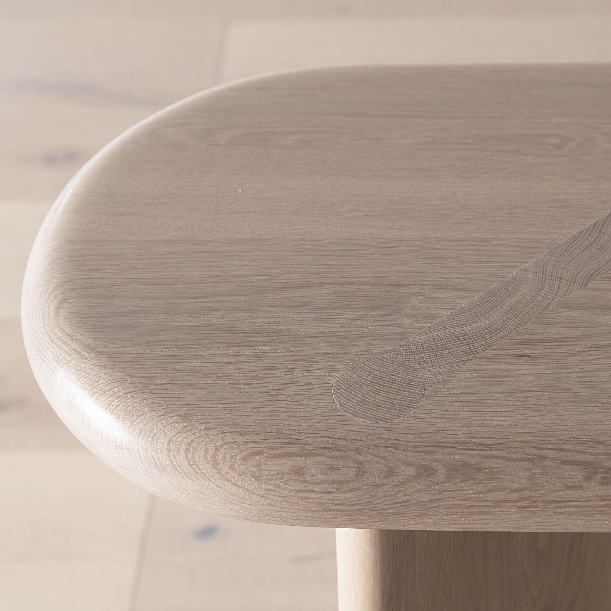 As Shown: Large, Solid Oak, Mint White Super White (Discontinued Finish)