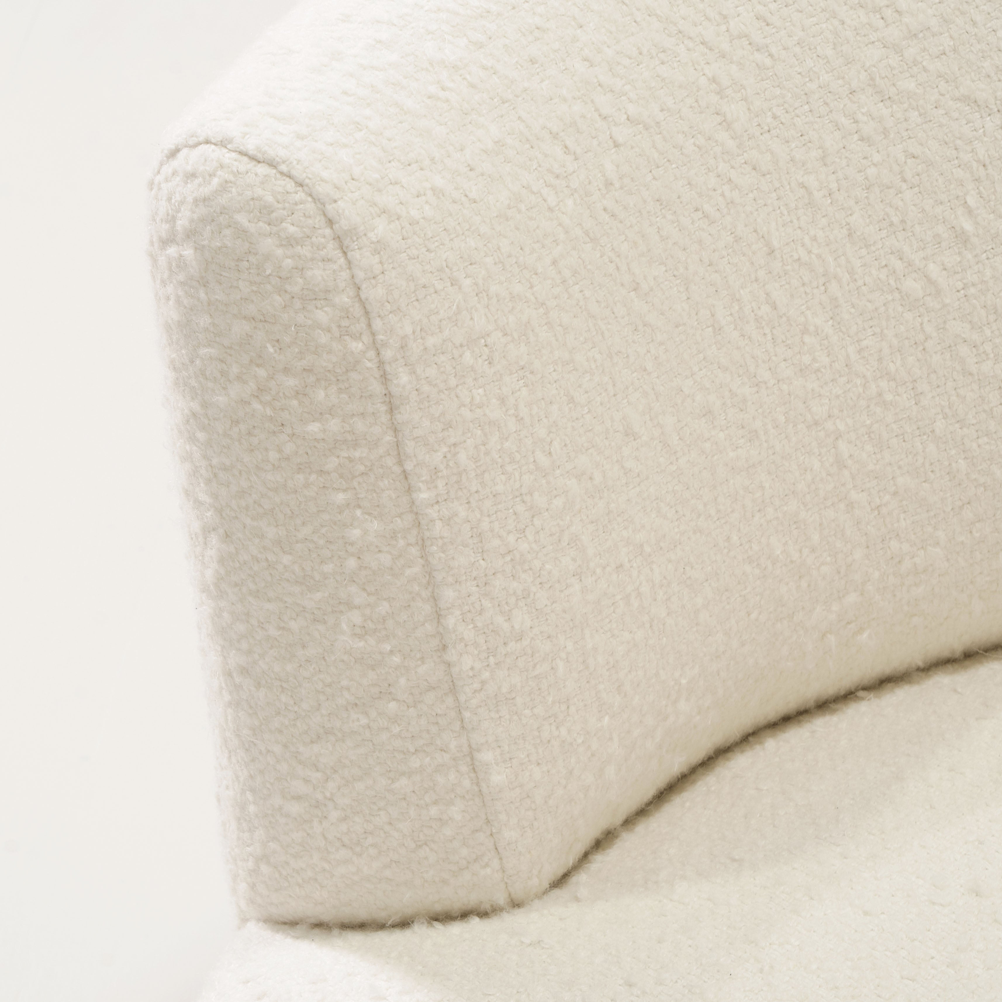 As Shown: in Berber White, stationary base.