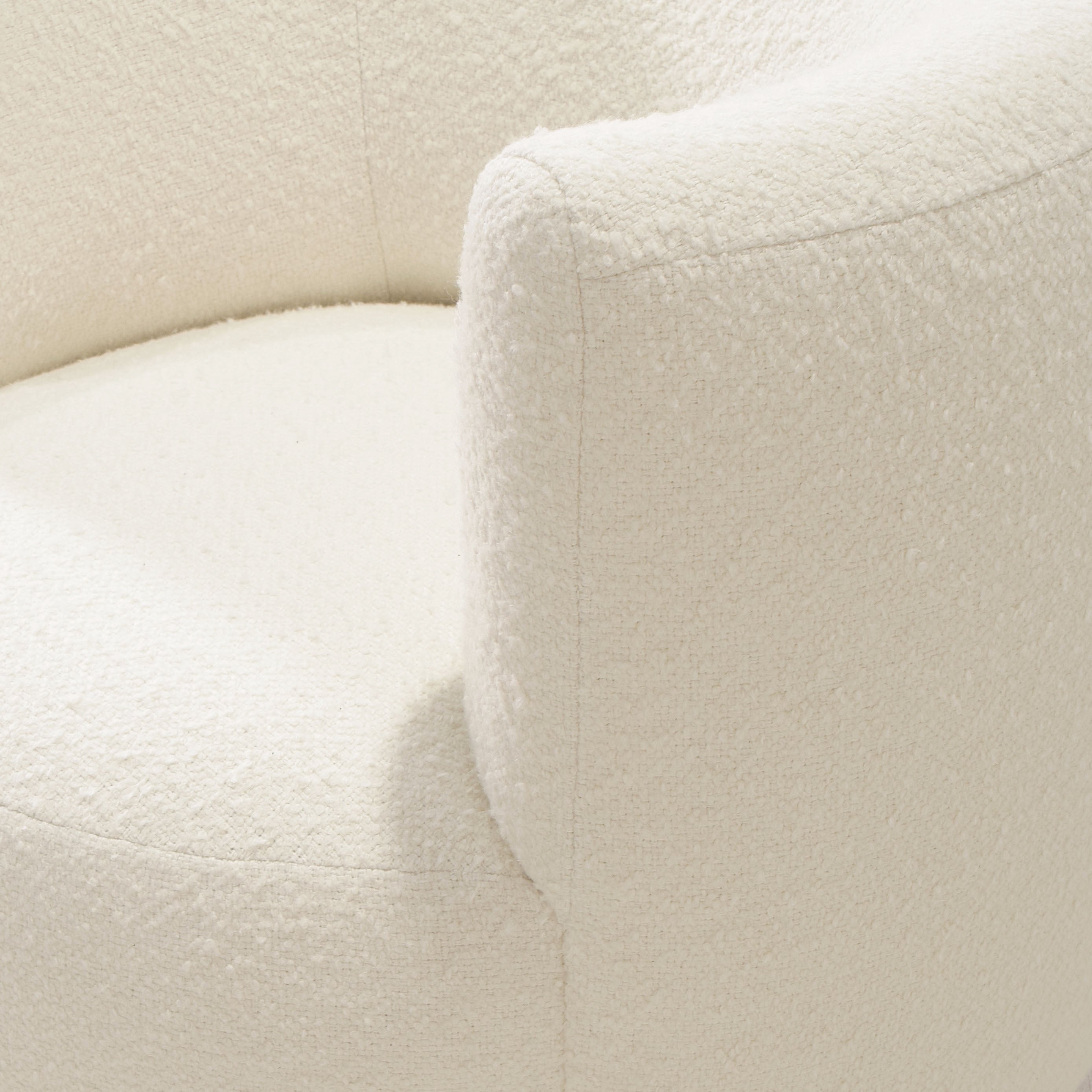 As Shown: in Berber White, stationary base.