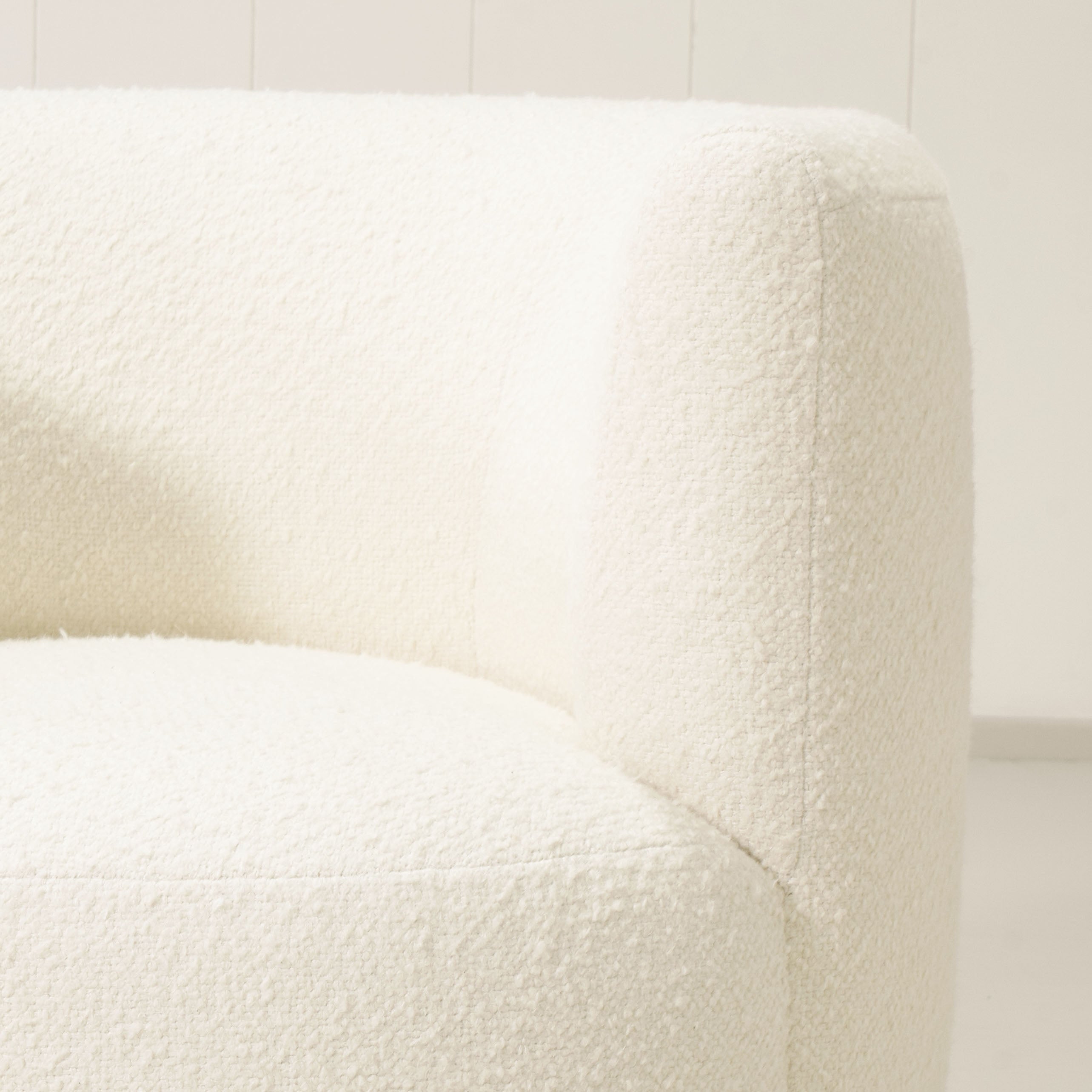 As Shown: in Berber White, stationary base.