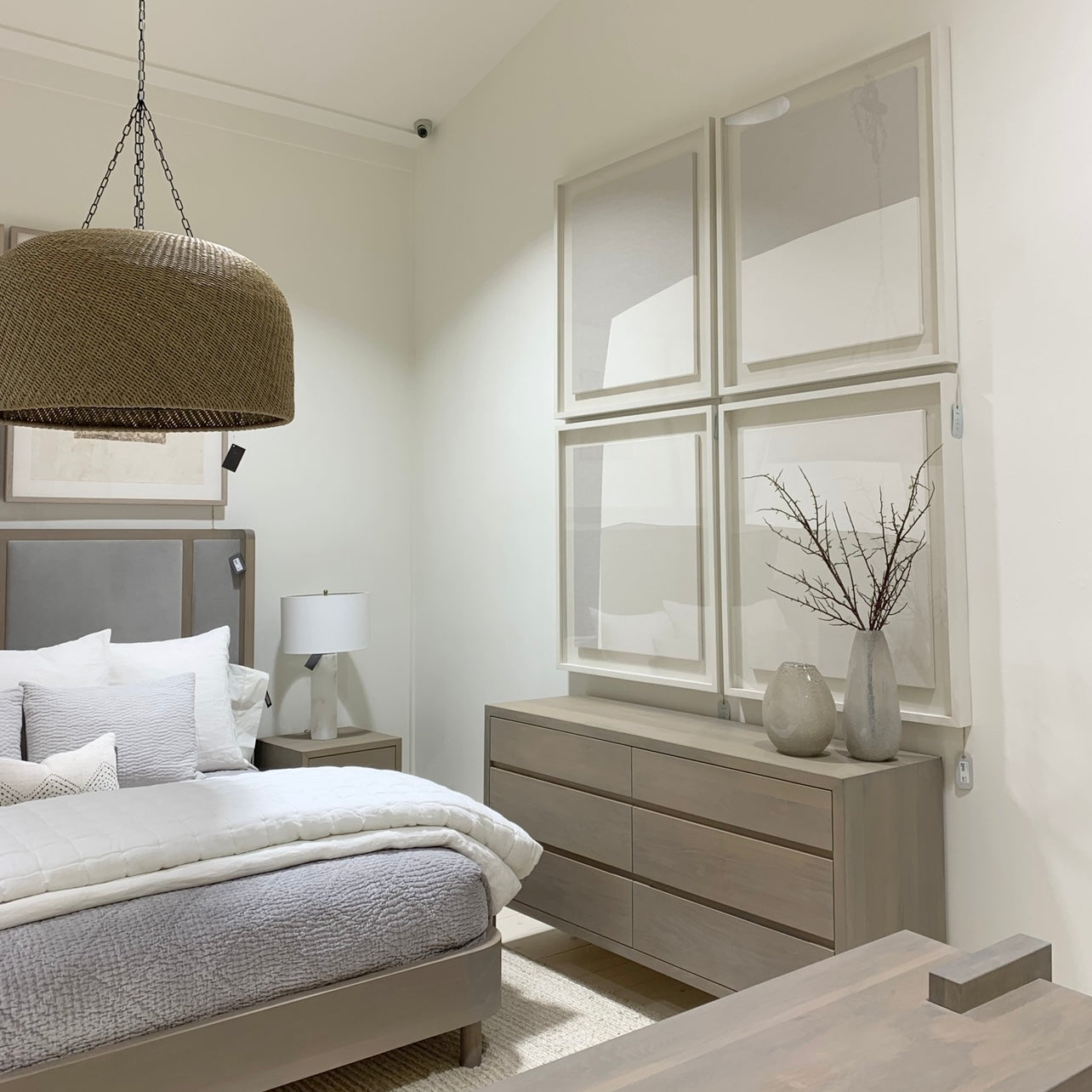 As Shown: in Wire Brushed Revere Pewter color.