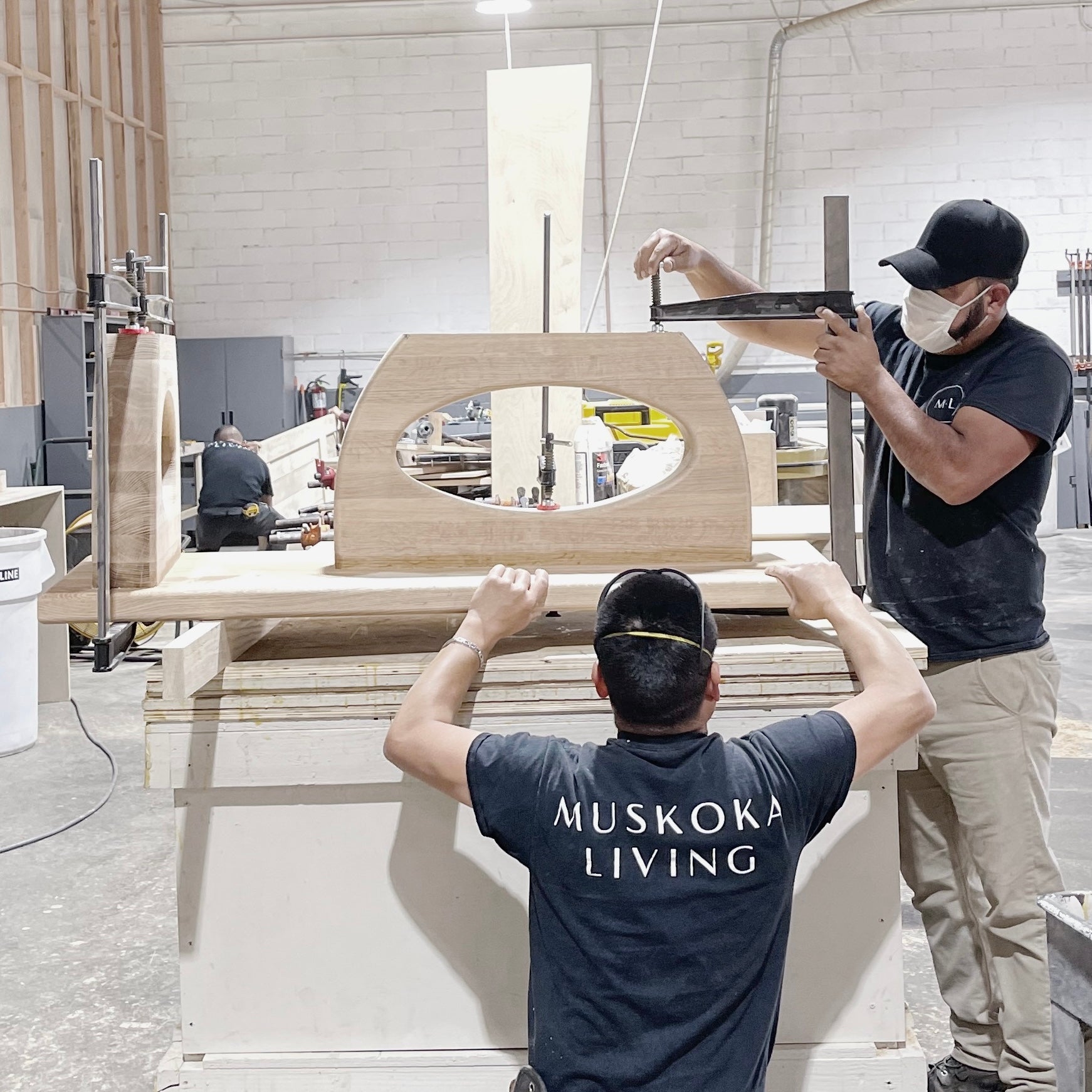 As Shown: in Mint White Natural finish.