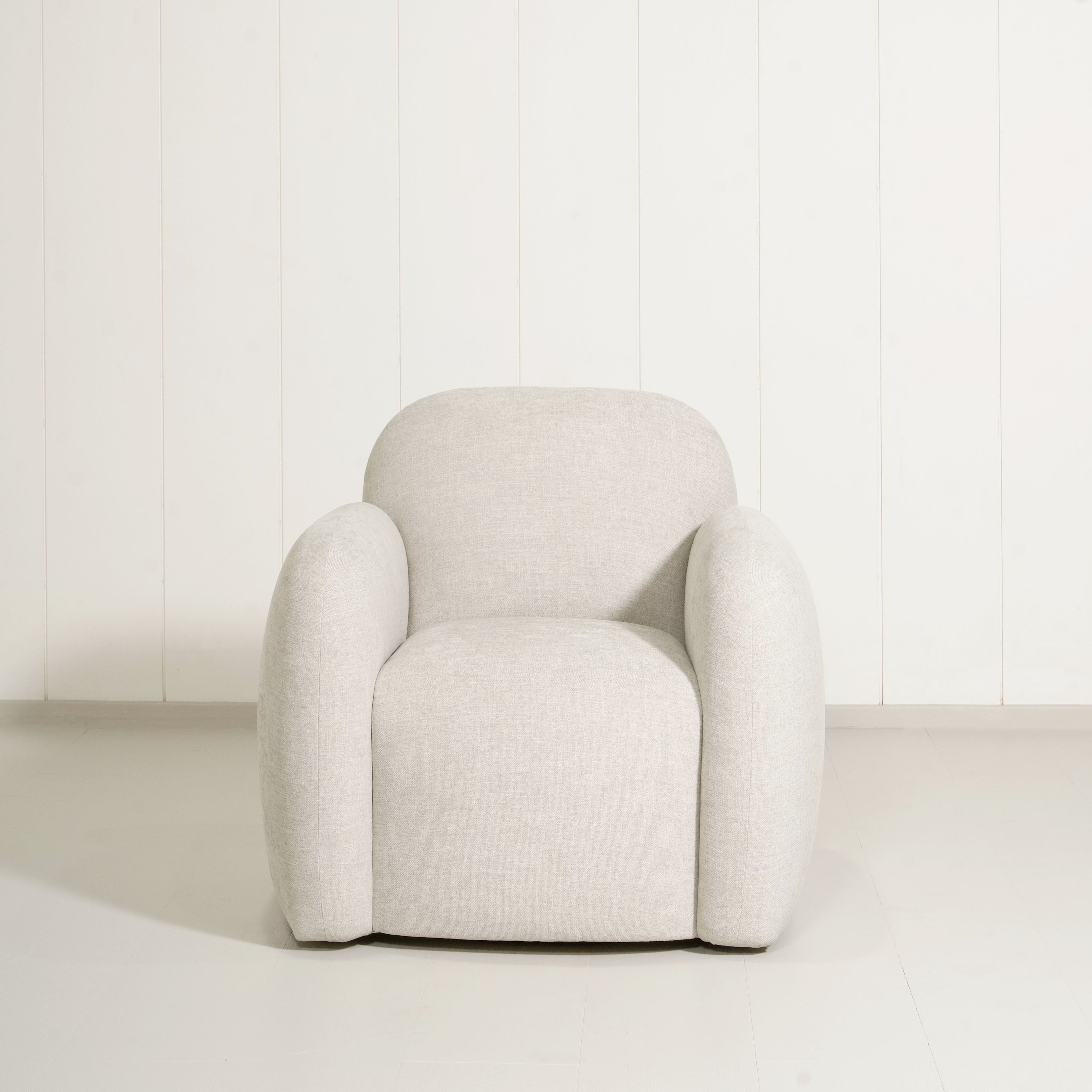 As Shown: in Sawyer Pewter, swivel base.