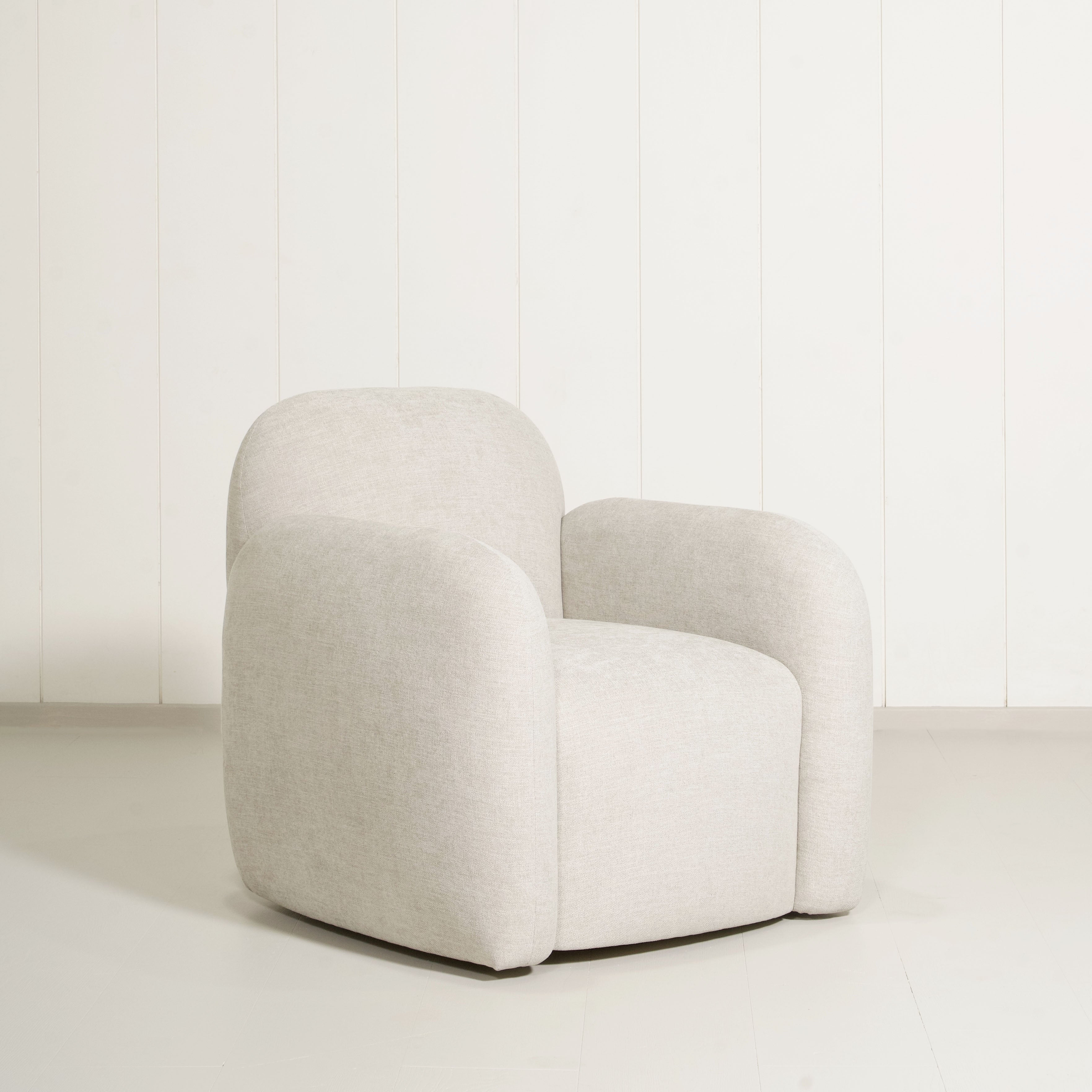 As Shown: in Sawyer Pewter, swivel base.