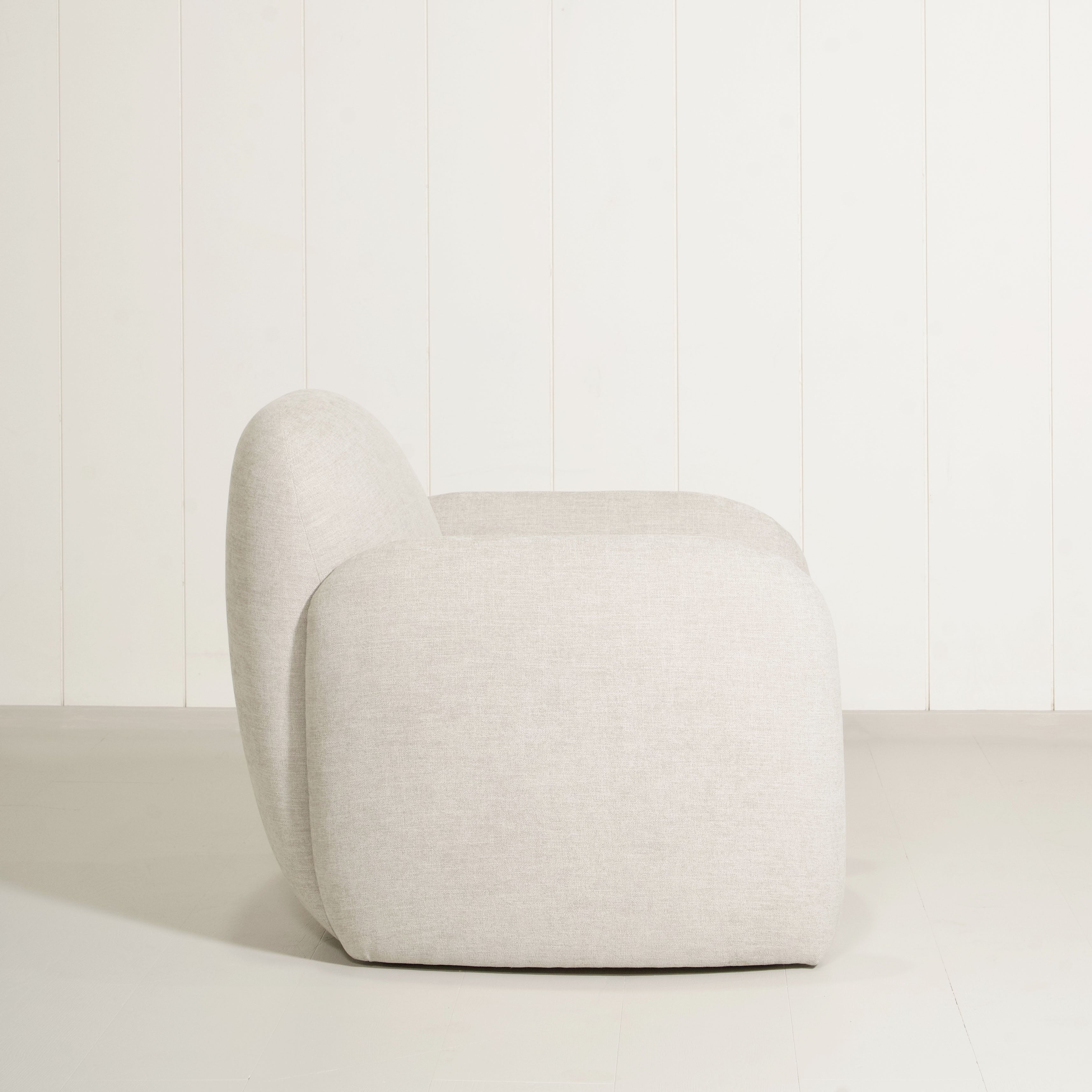 As Shown: in Sawyer Pewter, swivel base.