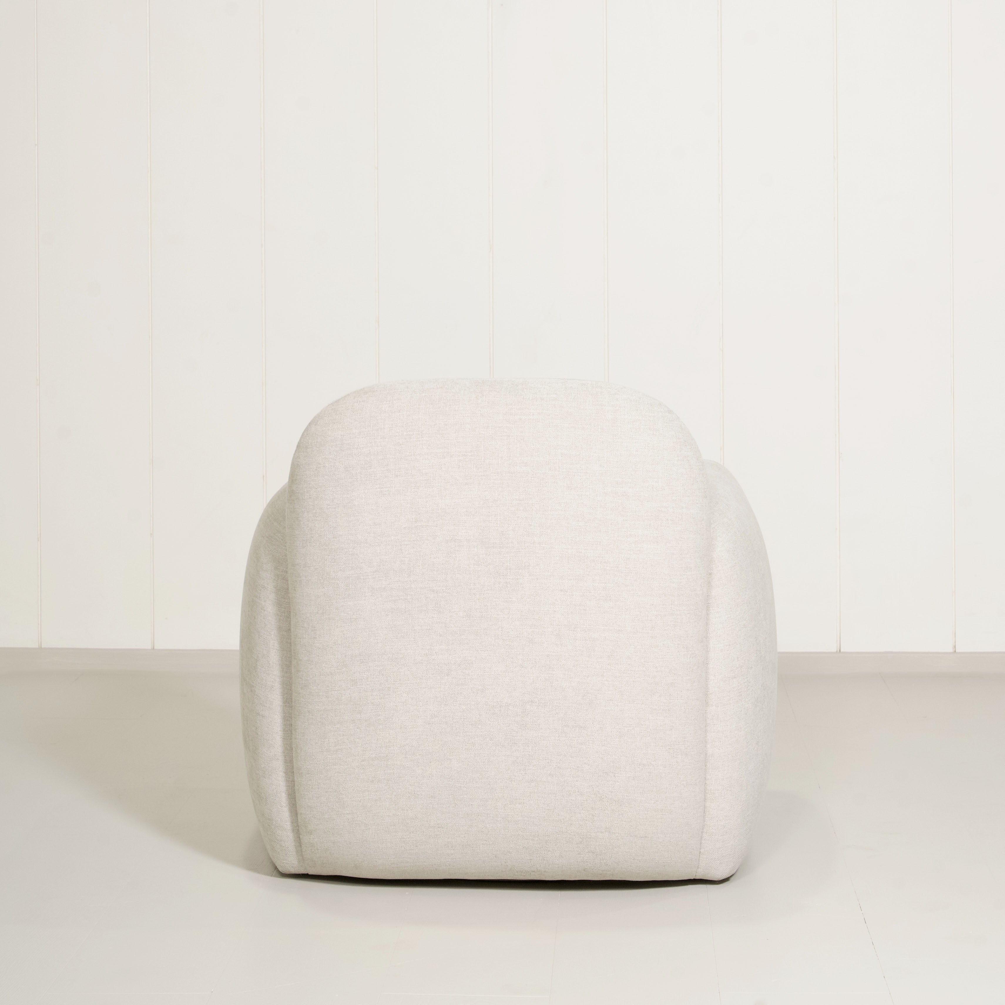 As Shown: in Sawyer Pewter, swivel base.