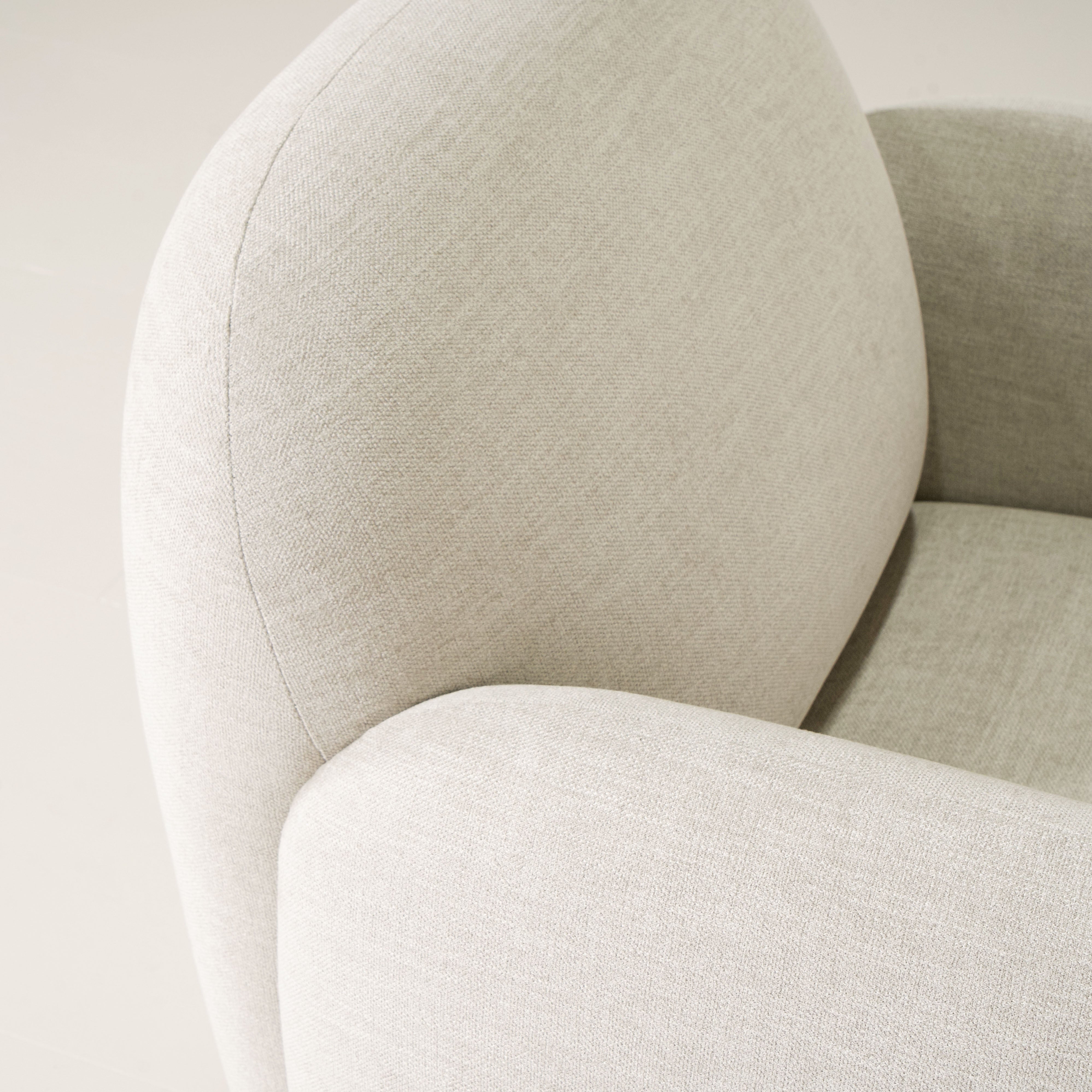 As Shown: in Sawyer Pewter, swivel base.