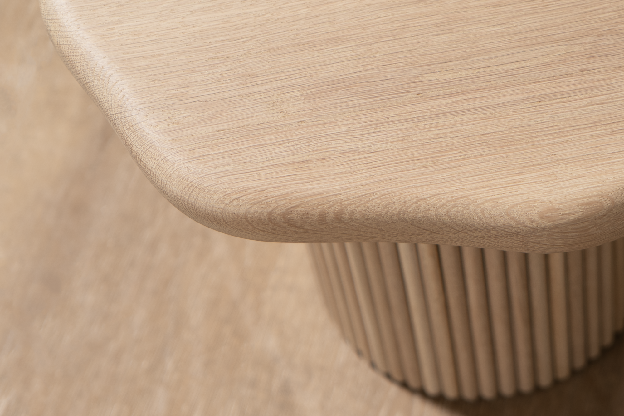 As Shown: in Mint White Natural Finish