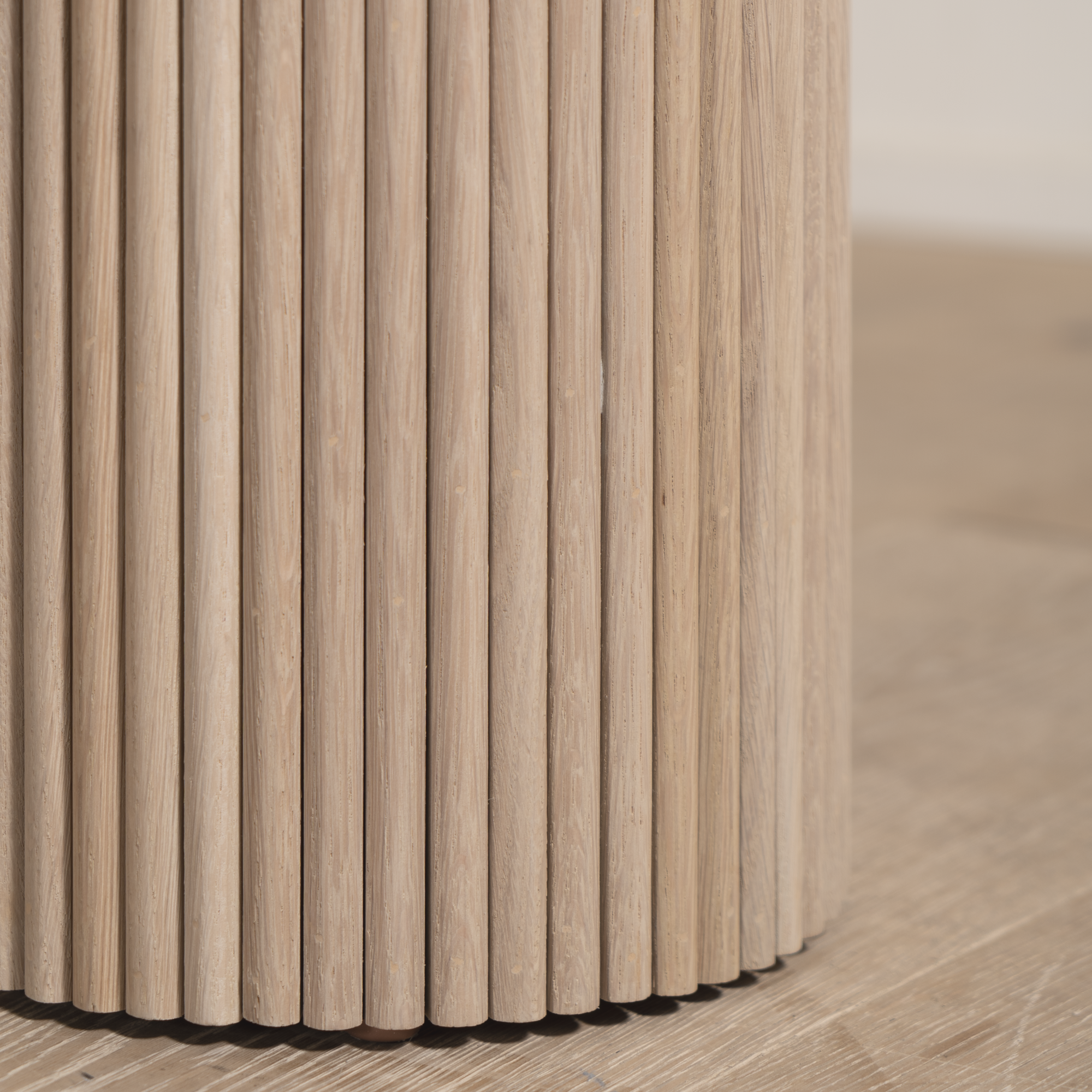 As Shown: in Mint White Natural Finish