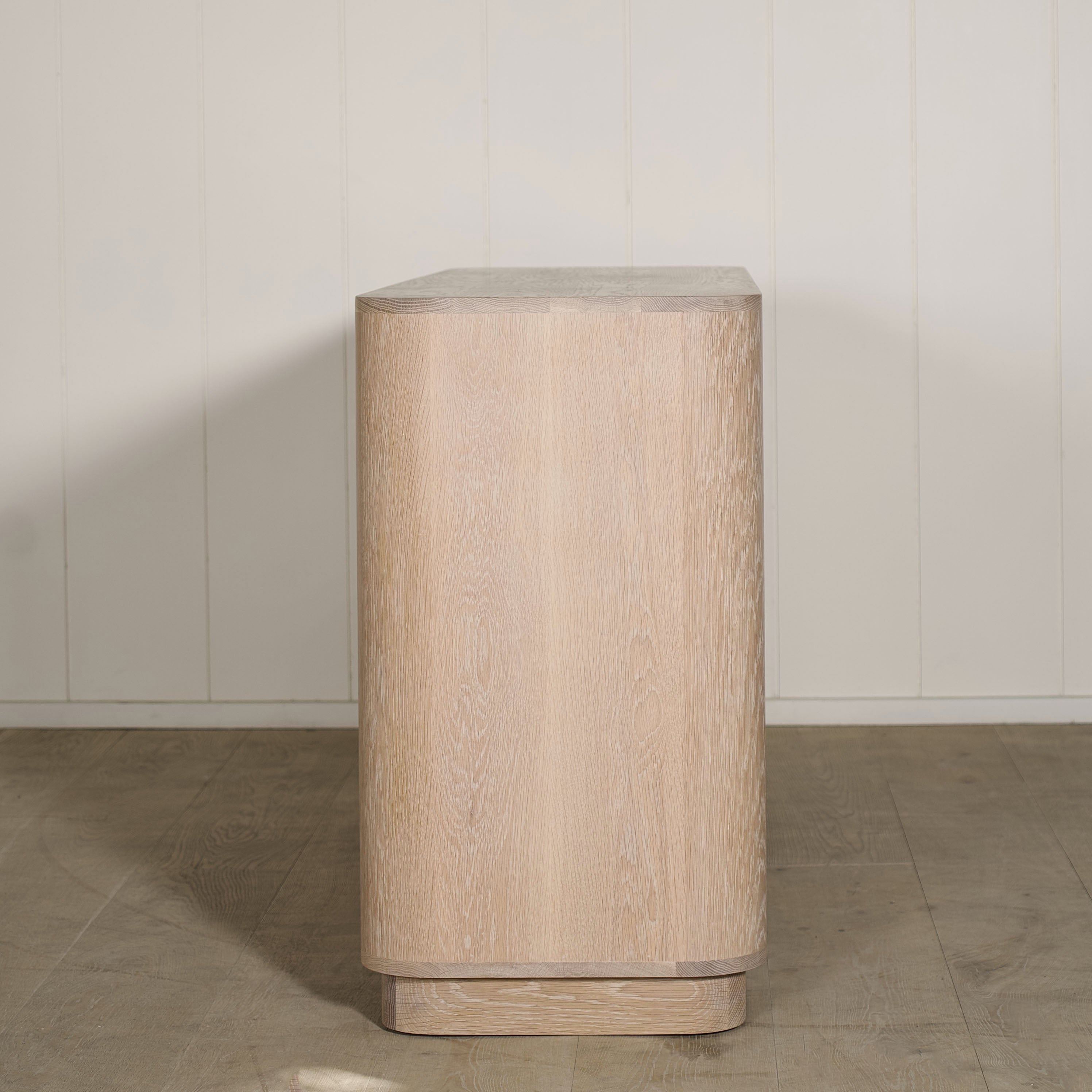 As Shown: in Mint White Natural finish