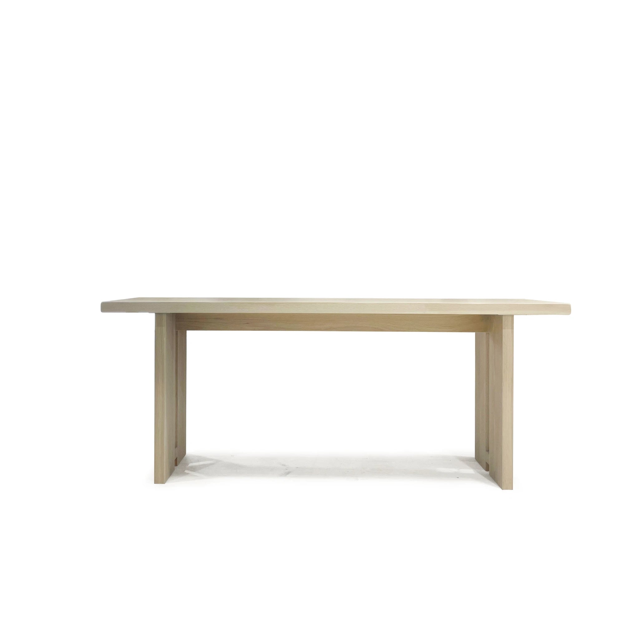 Split Console, Muskoka Living Collection - Shown in Mint White / Natural.