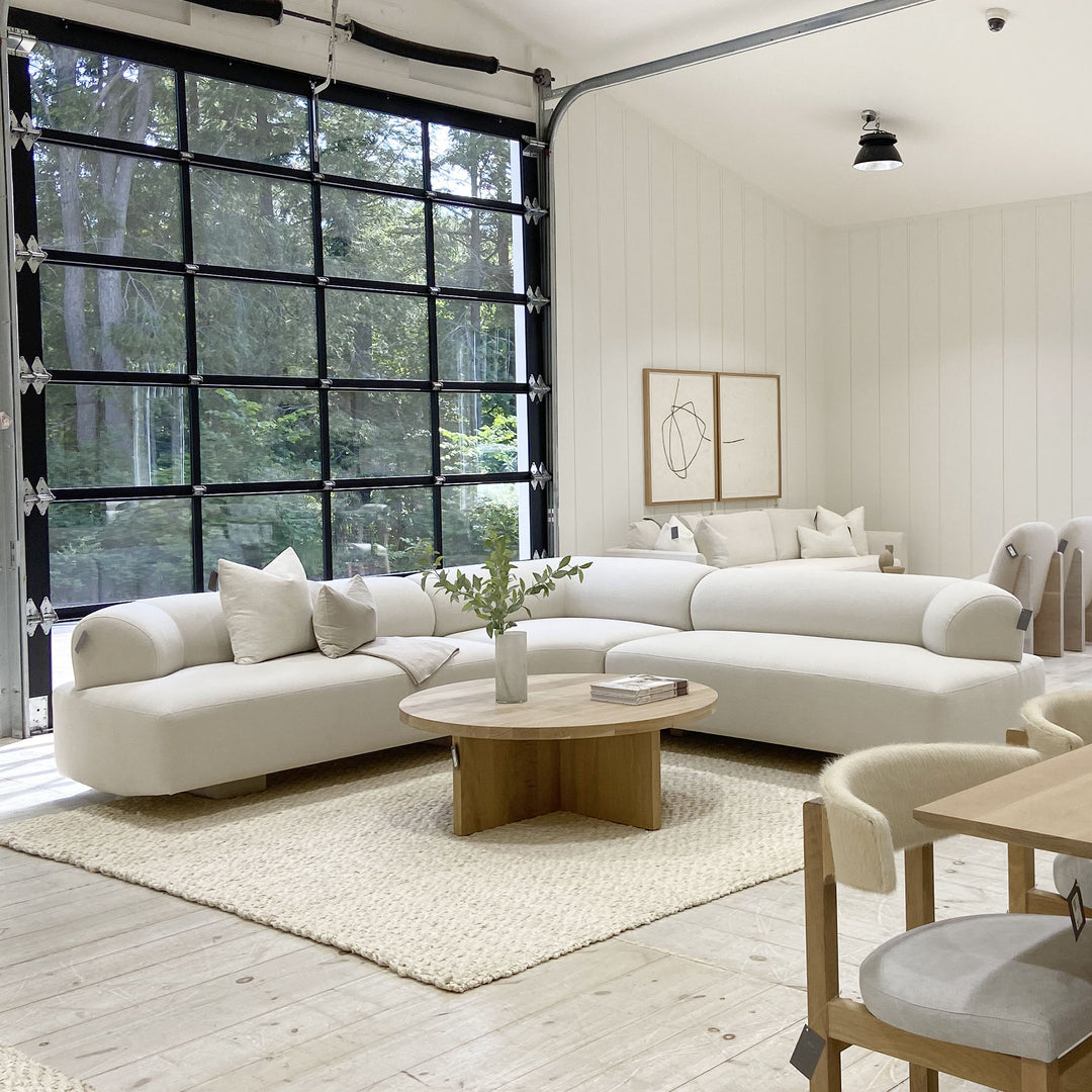 As Shown: in Mint White Natural finish.