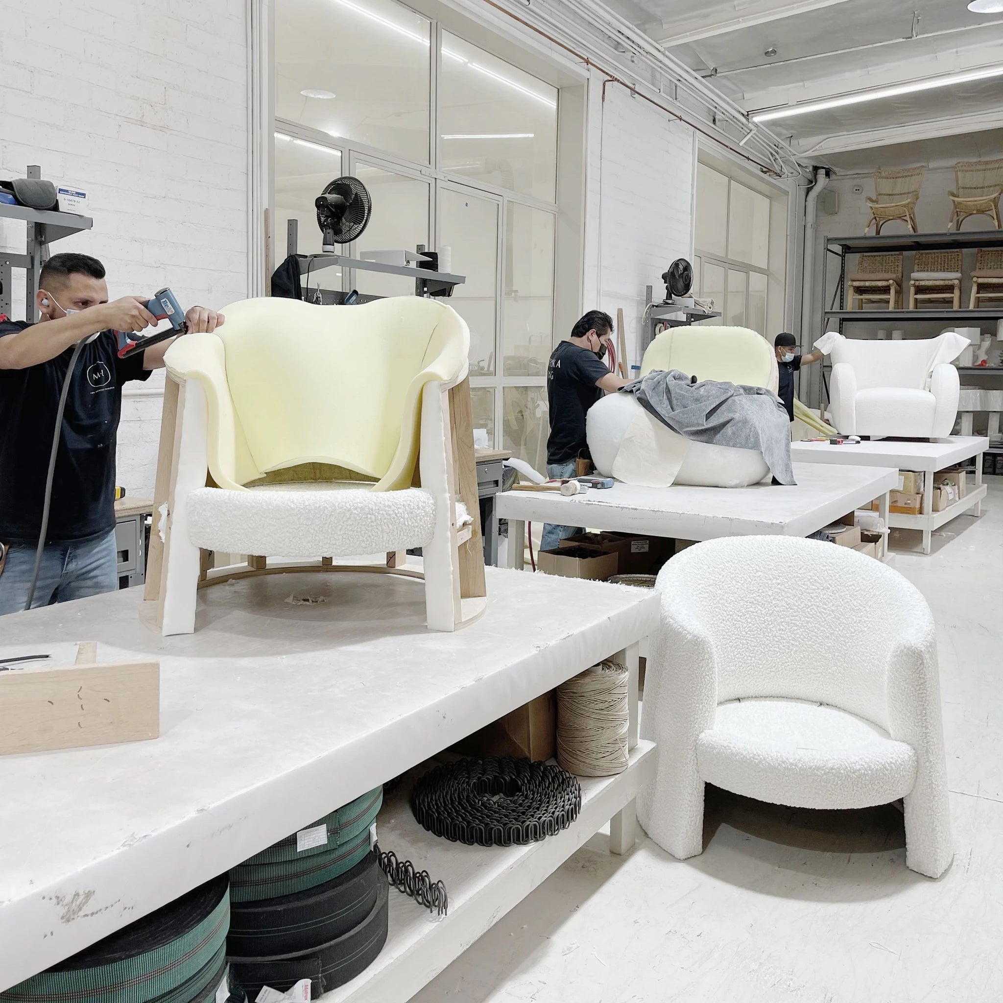 As Shown: in Sheepskin White & Belgian Mulberry