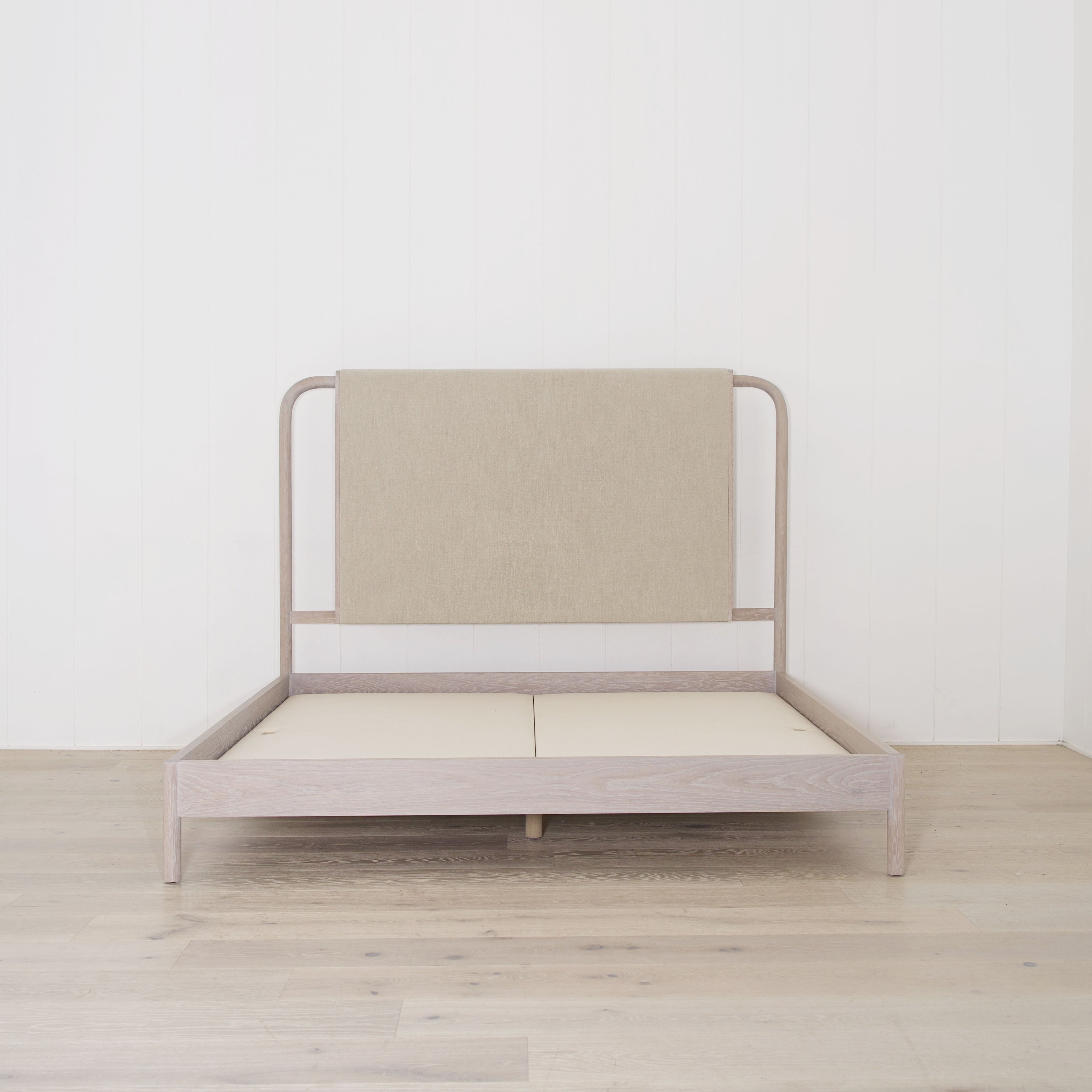 As Shown: in Appian Natural, finished in Mint White Super White