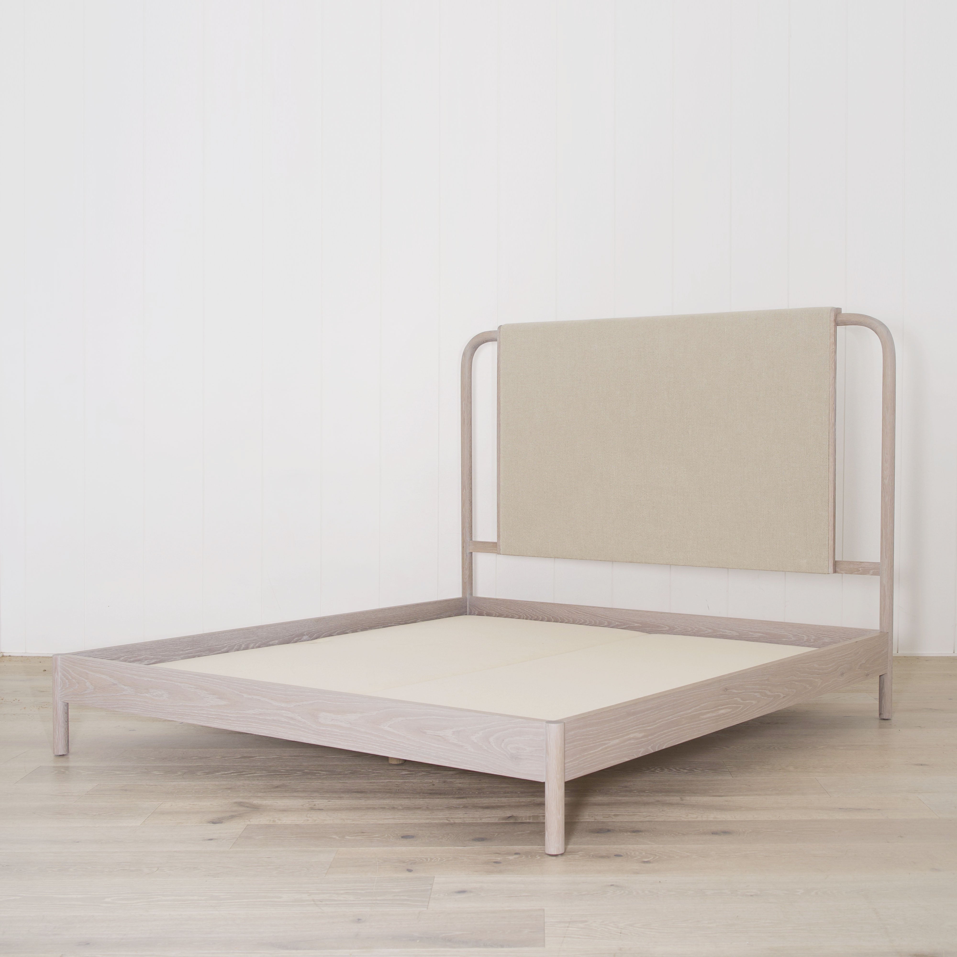 As Shown: in Appian Natural, finished in Mint White Super White