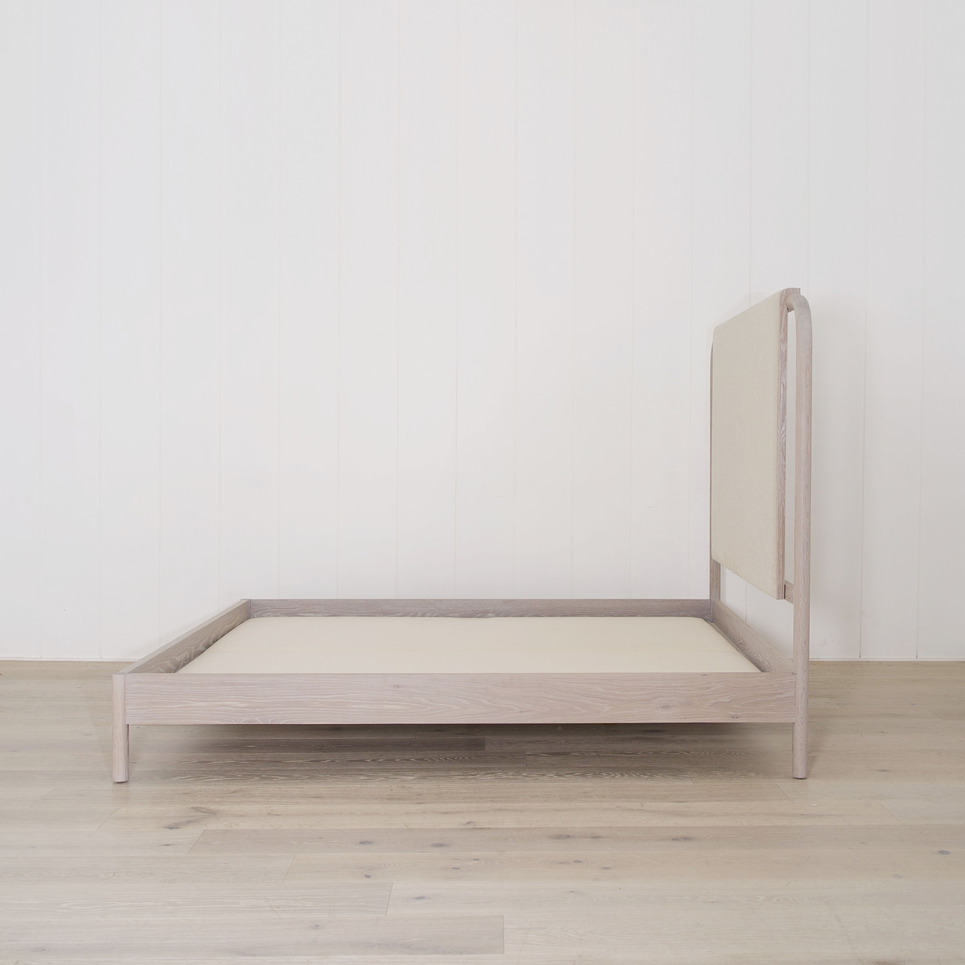 As Shown: in Appian Natural, finished in Mint White Super White