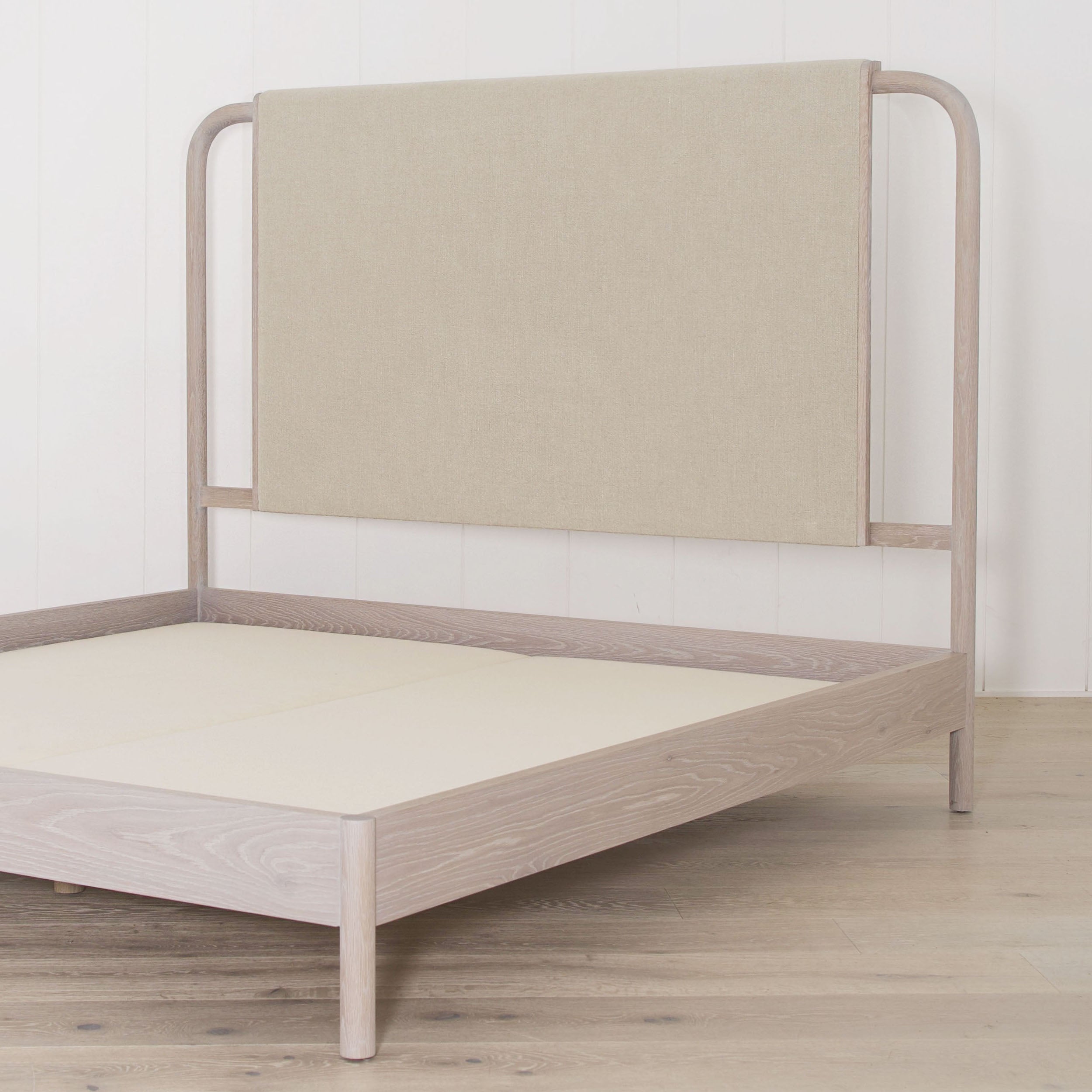 As Shown: in Appian Natural, finished in Mint White Super White