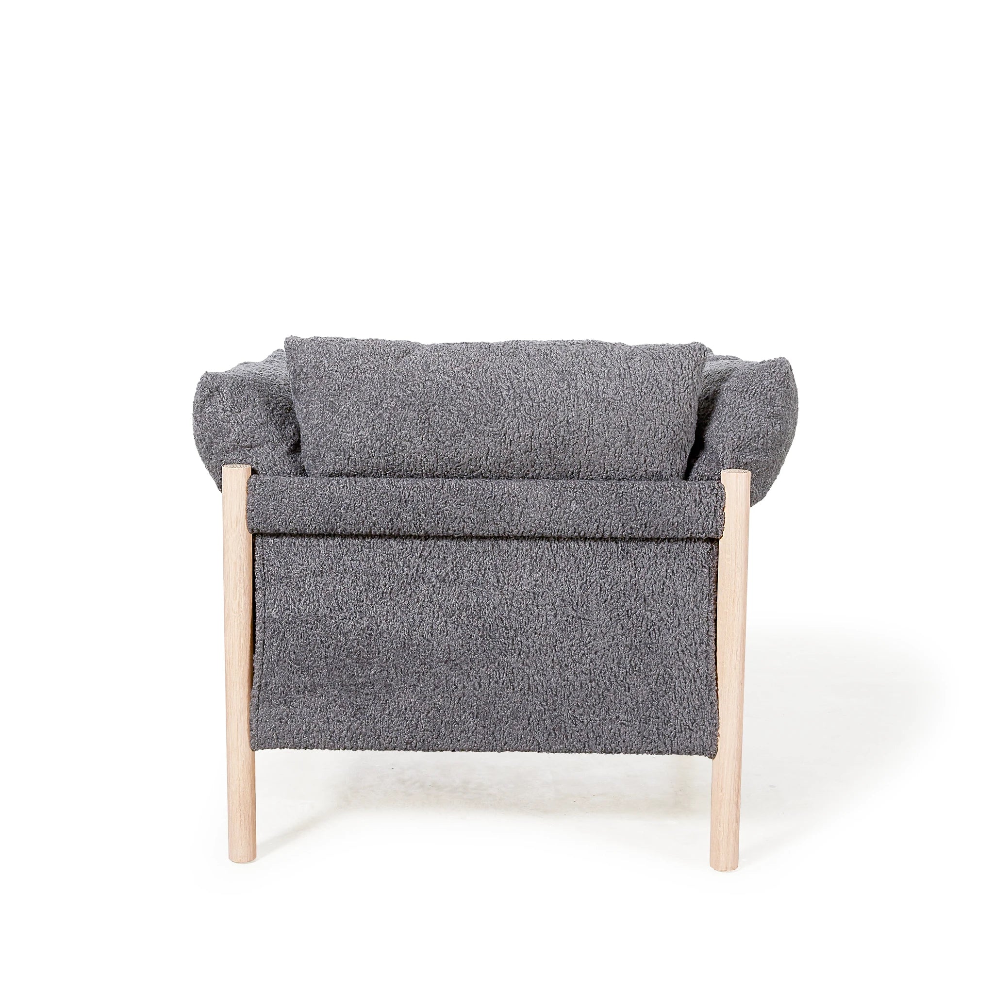 As Shown: in Sheepskin Charcoal, Beach White.