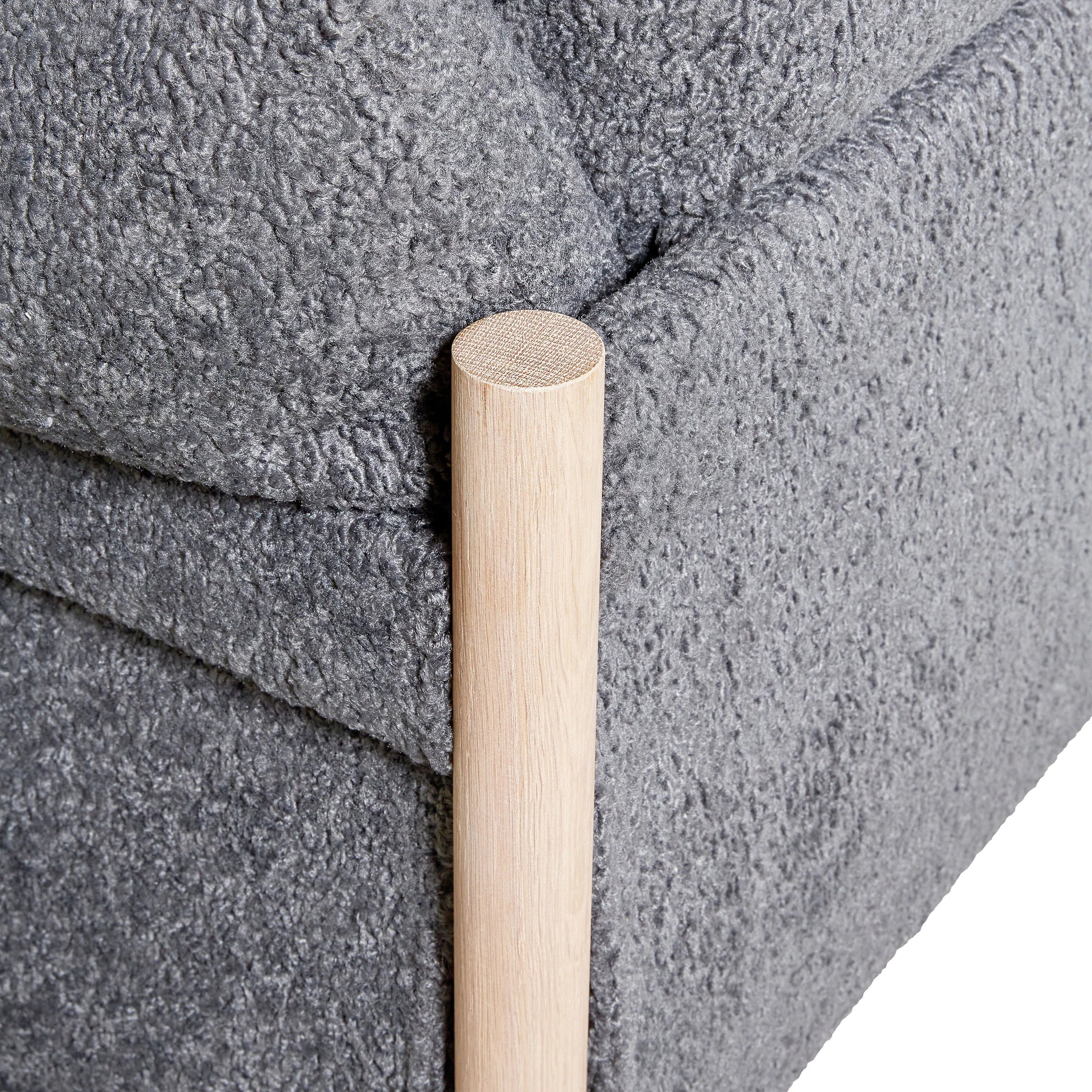 As Shown: in Sheepskin Charcoal, Beach White.