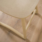As Shown: 19"L x 21"D x 33"H | Style: Upholstered | Fabric: Peak White Back Marion Natural Seat | Finish: Sand
