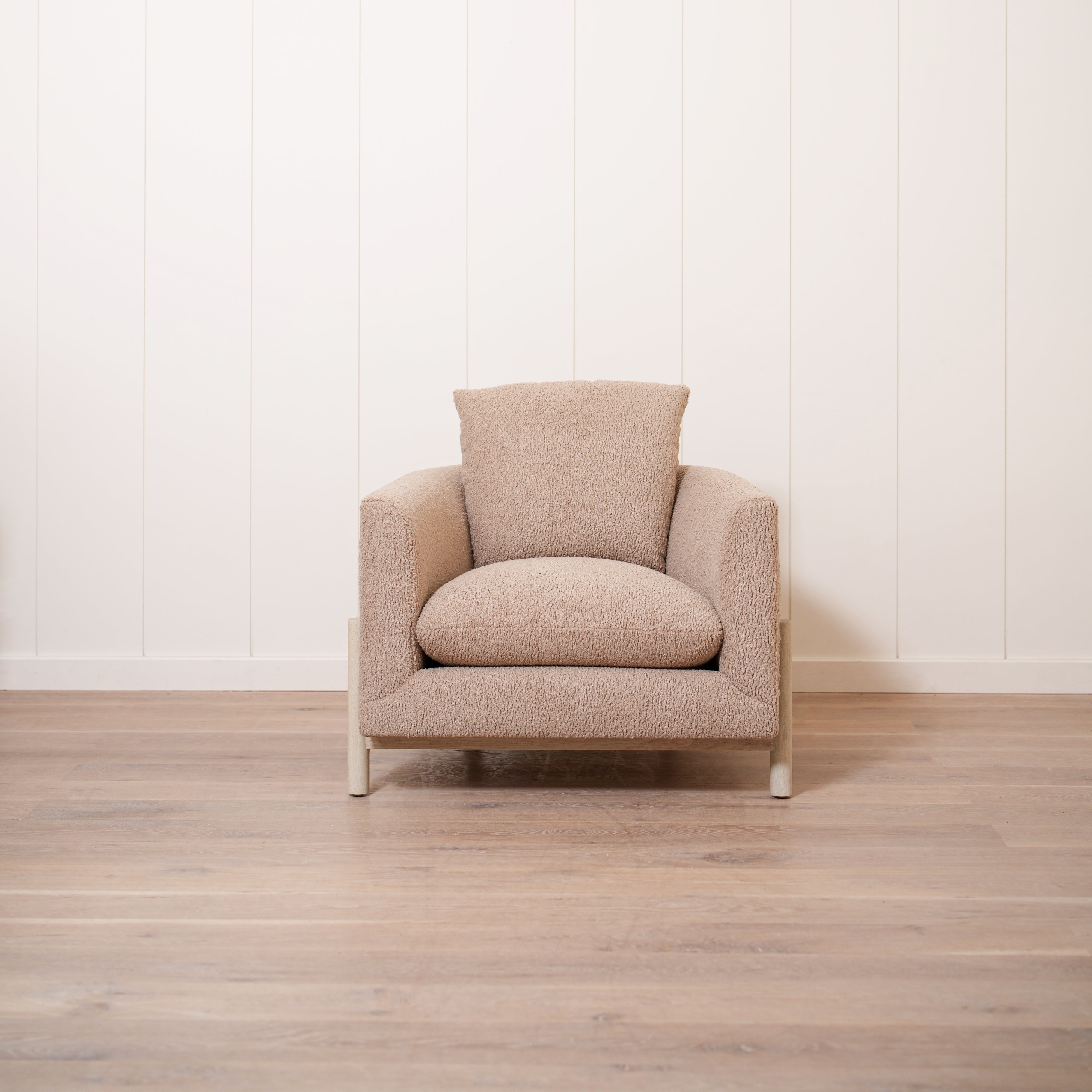 As Shown in Sheepskin Toast, Sand finish