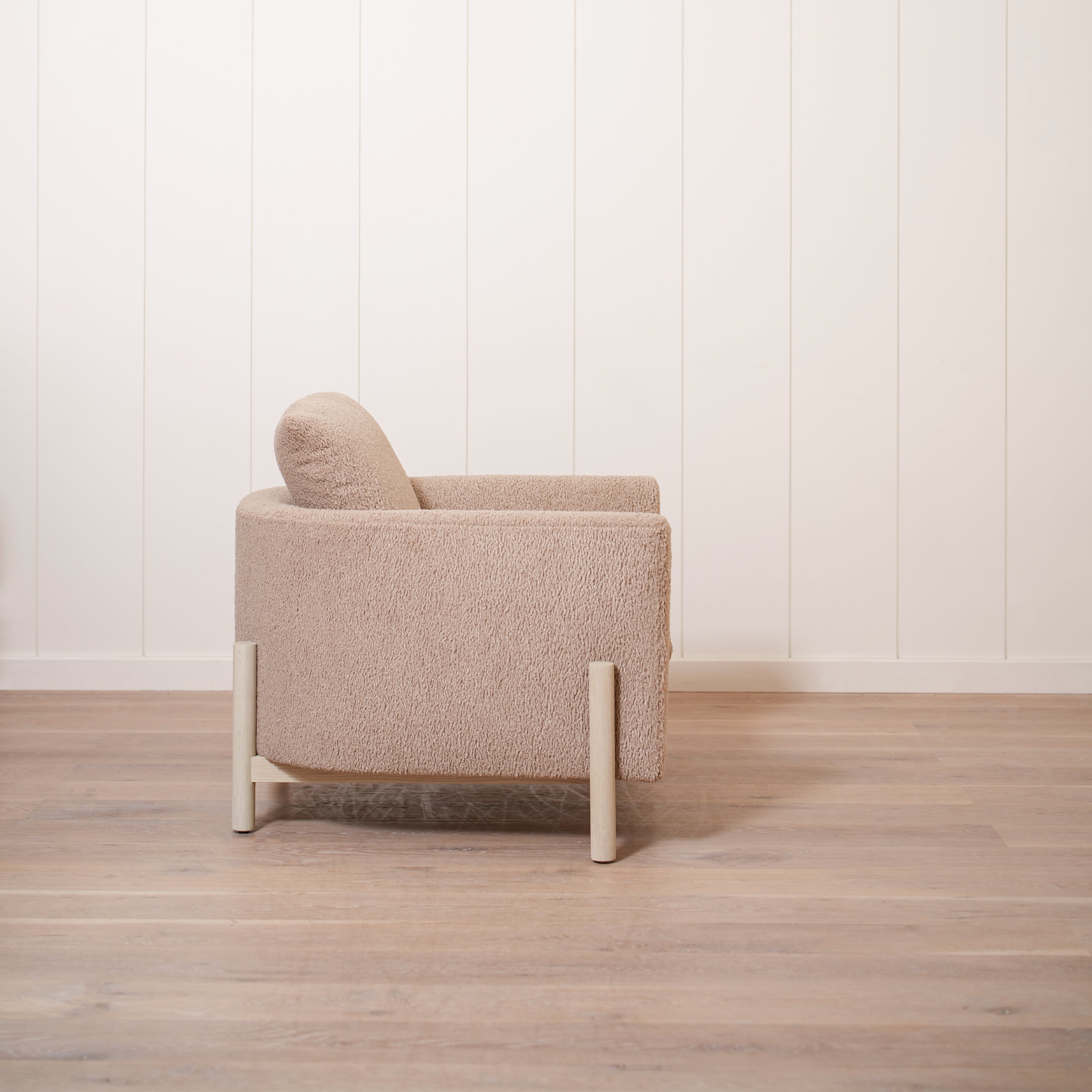As Shown in Sheepskin Toast, Sand finish