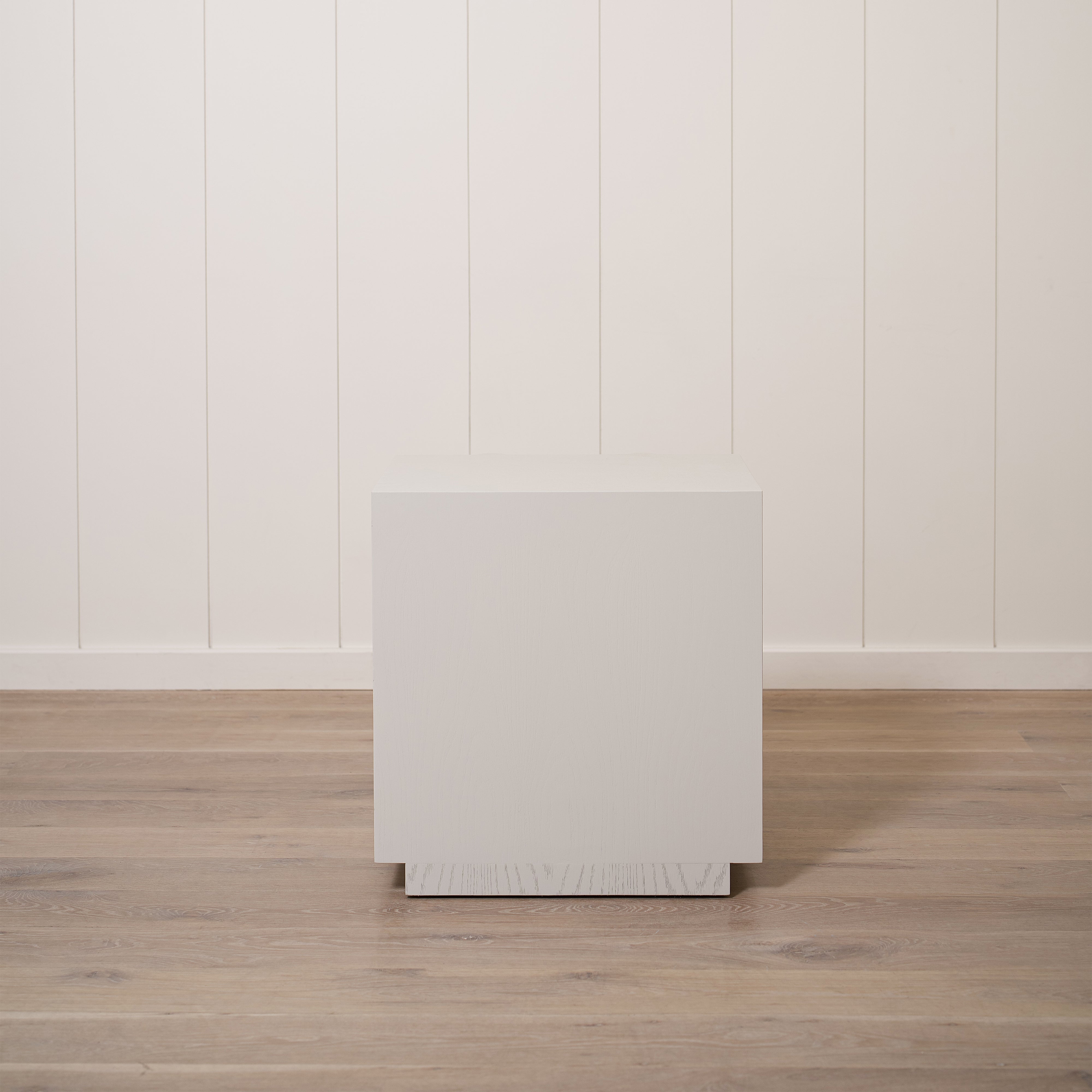 As Shown: 24"L x 20"D x 25"H | Material: Solid Ash | Finish: Wire Brushed Painted EdgeComb Grey
