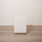 As Shown: 24"L x 20"D x 25"H | Material: Solid Ash | Finish: Wire Brushed Painted EdgeComb Grey