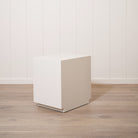 As Shown: 24"L x 20"D x 25"H | Material: Solid Ash | Finish: Wire Brushed Painted EdgeComb Grey