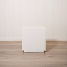 As Shown: 24"L x 20"D x 25"H | Material: Solid Ash | Finish: Wire Brushed Painted EdgeComb Grey