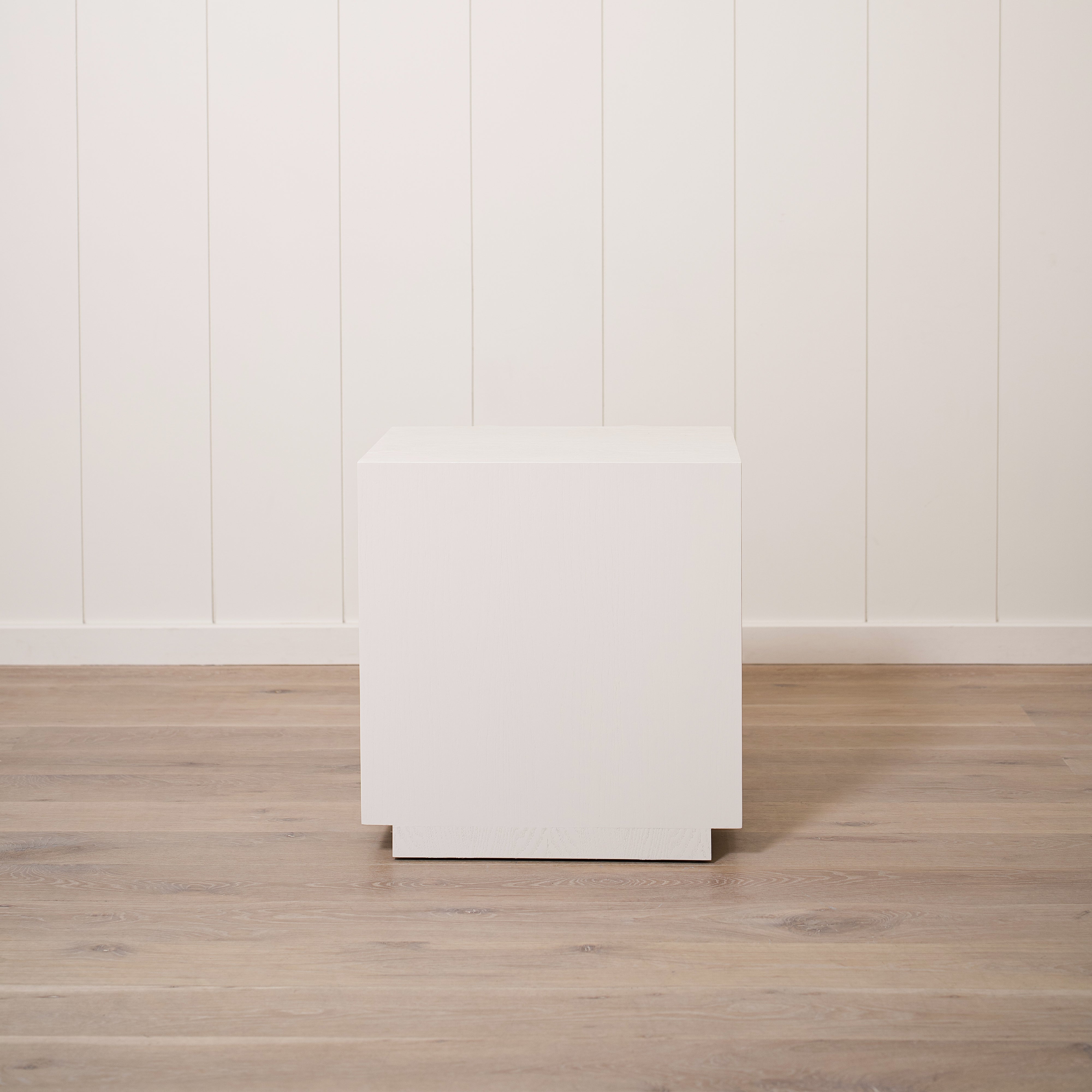 As Shown: 24"L x 20"D x 25"H | Material: Solid Ash | Finish: Wire Brushed Painted EdgeComb Grey