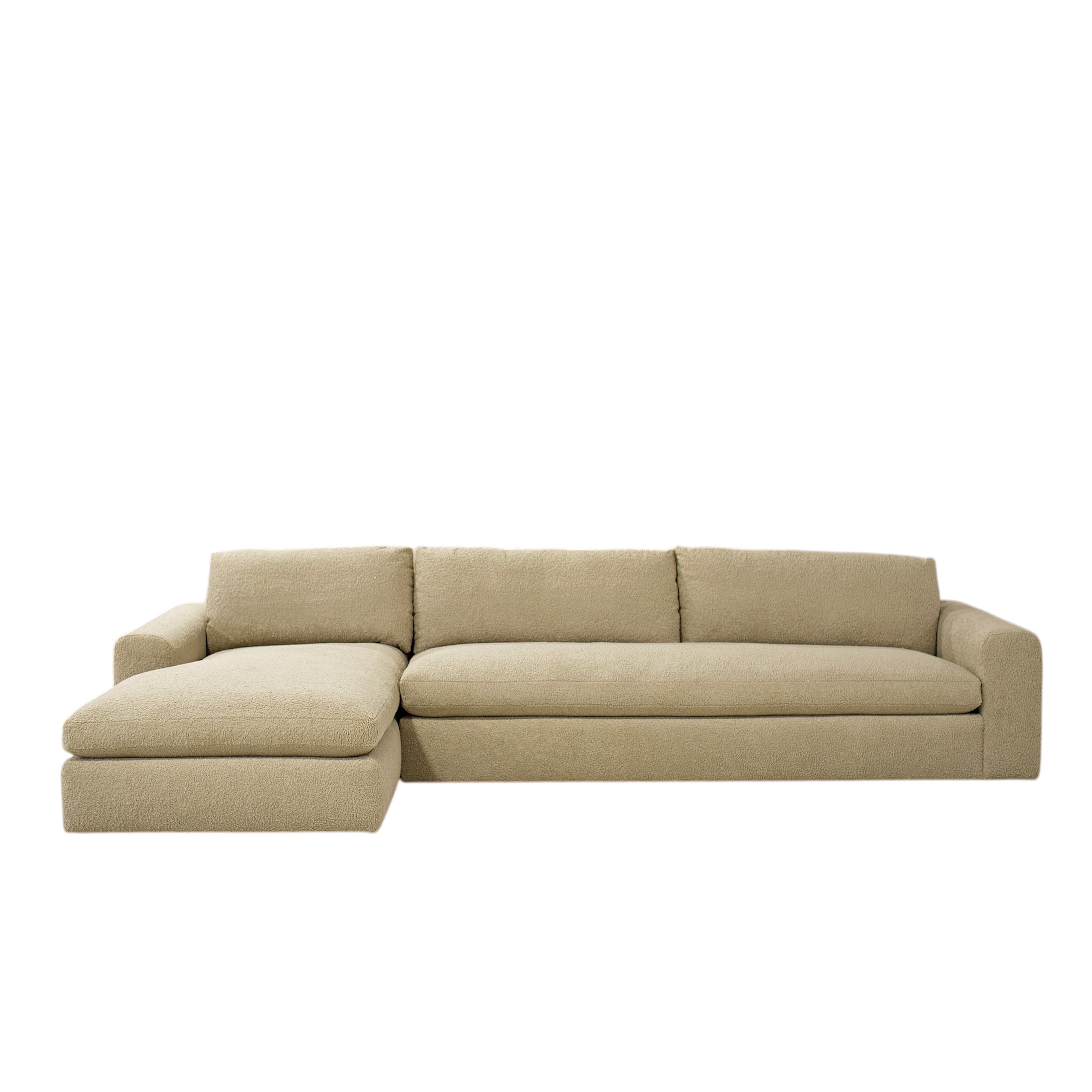 As Shown Upholstered in Sheepskin Toast