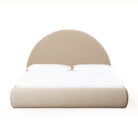 As Shown: King | Style: Upholstered | Fabric: Canyon Sand | Finish: N/A
