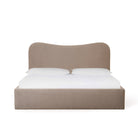 As Shown: King | Style: Upholstered | Fabric: Peak Cocoa | Finish: N/A