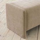 Upholstered Lyden Bench in Canyon Sand Performance Fabric 