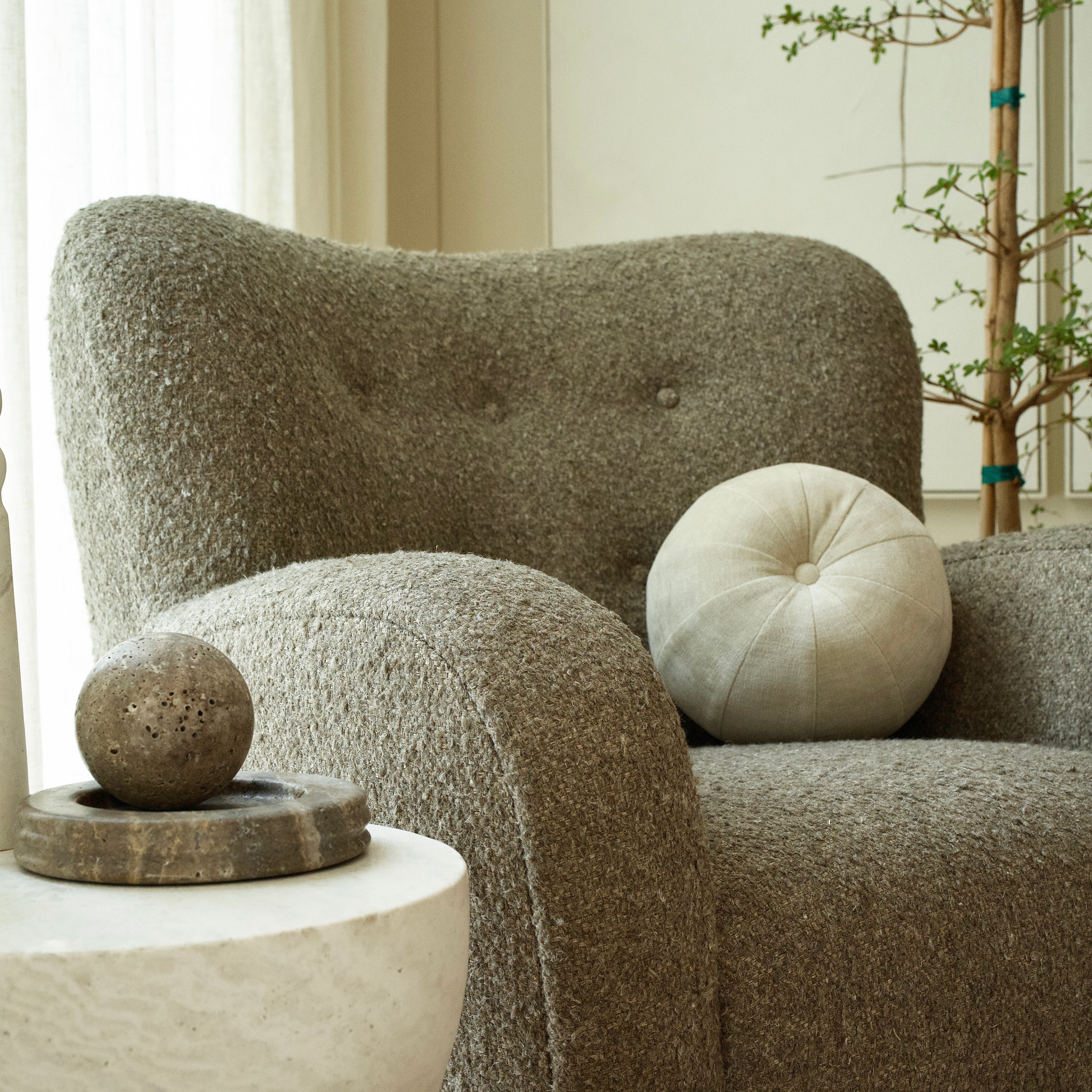 As Shown in Canyon sage Ball Pillows