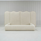 As Shown: in Berber Natural. Oak finished in Mint White Natural.