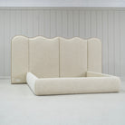 As Shown: in Berber Natural. Oak finished in Mint White Natural.