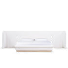 As Shown: in Rome Ivory. Oak finished in Smoke.