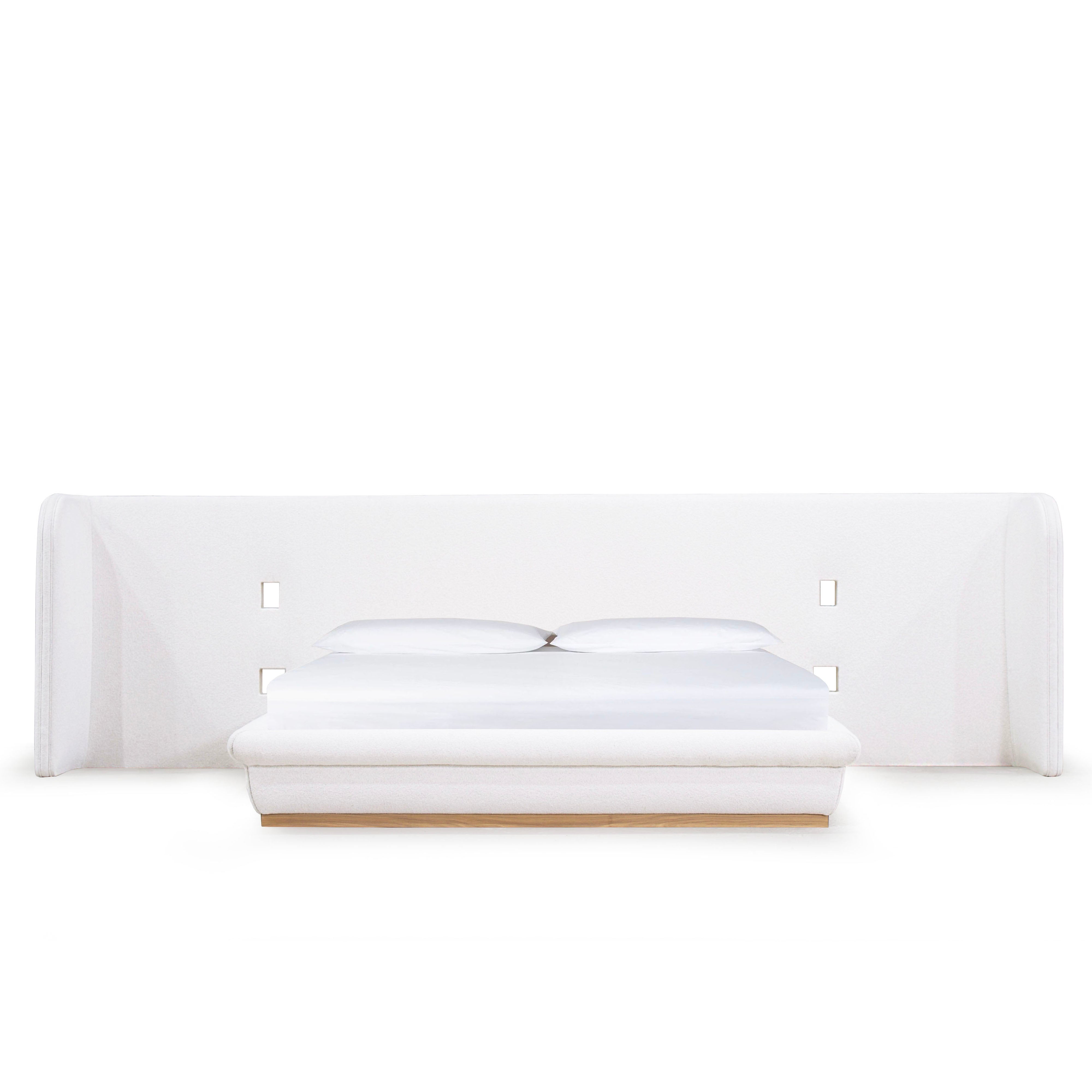 As Shown: in Rome Ivory. Oak finished in Smoke.