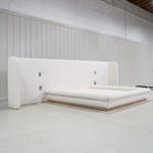As Shown: in Rome Ivory. Oak finished in Smoke.
