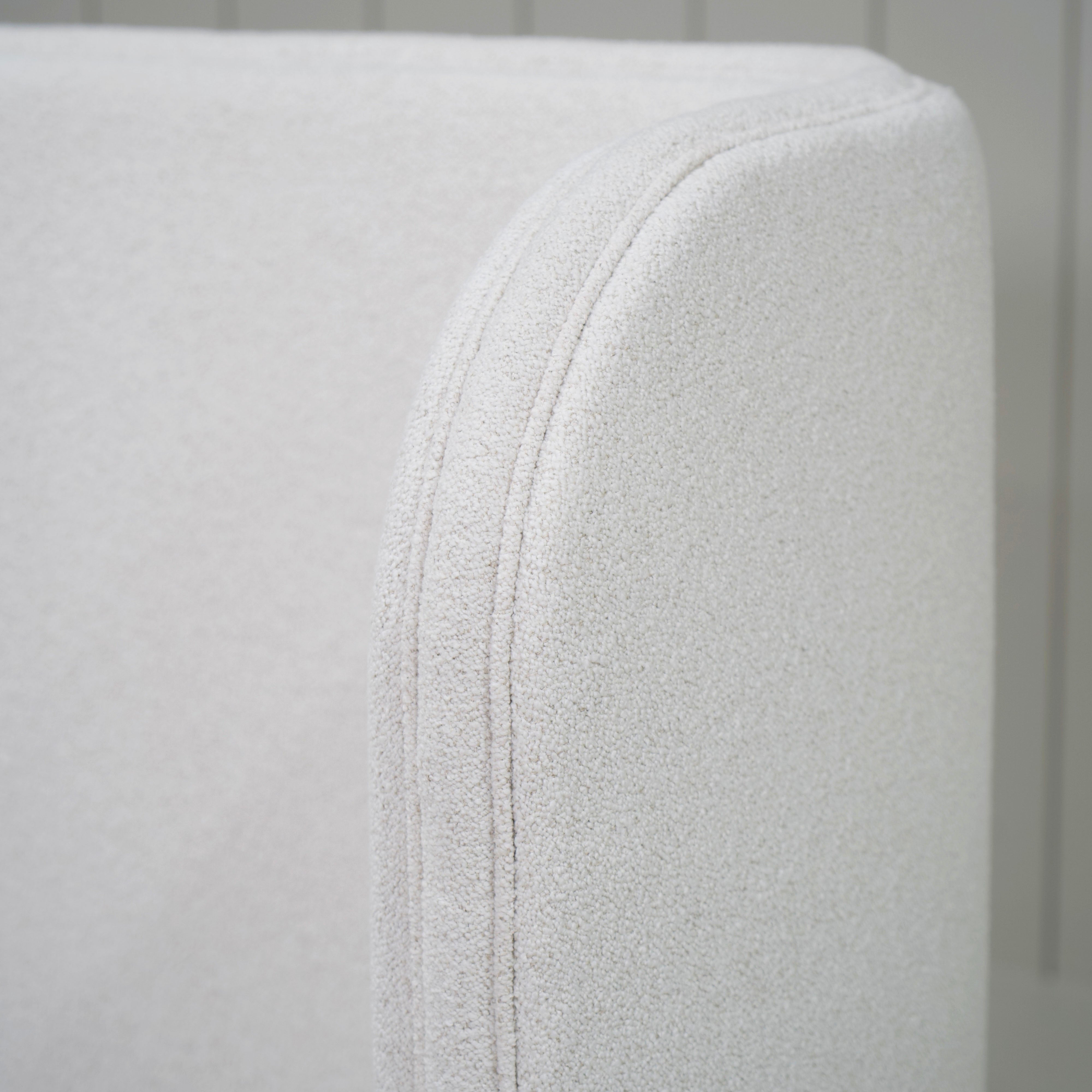 As Shown: in Rome Ivory. Oak finished in Smoke.