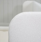 As Shown: in Rome Ivory. Oak finished in Smoke.
