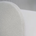 As Shown: in Rome Ivory. Oak finished in Smoke.