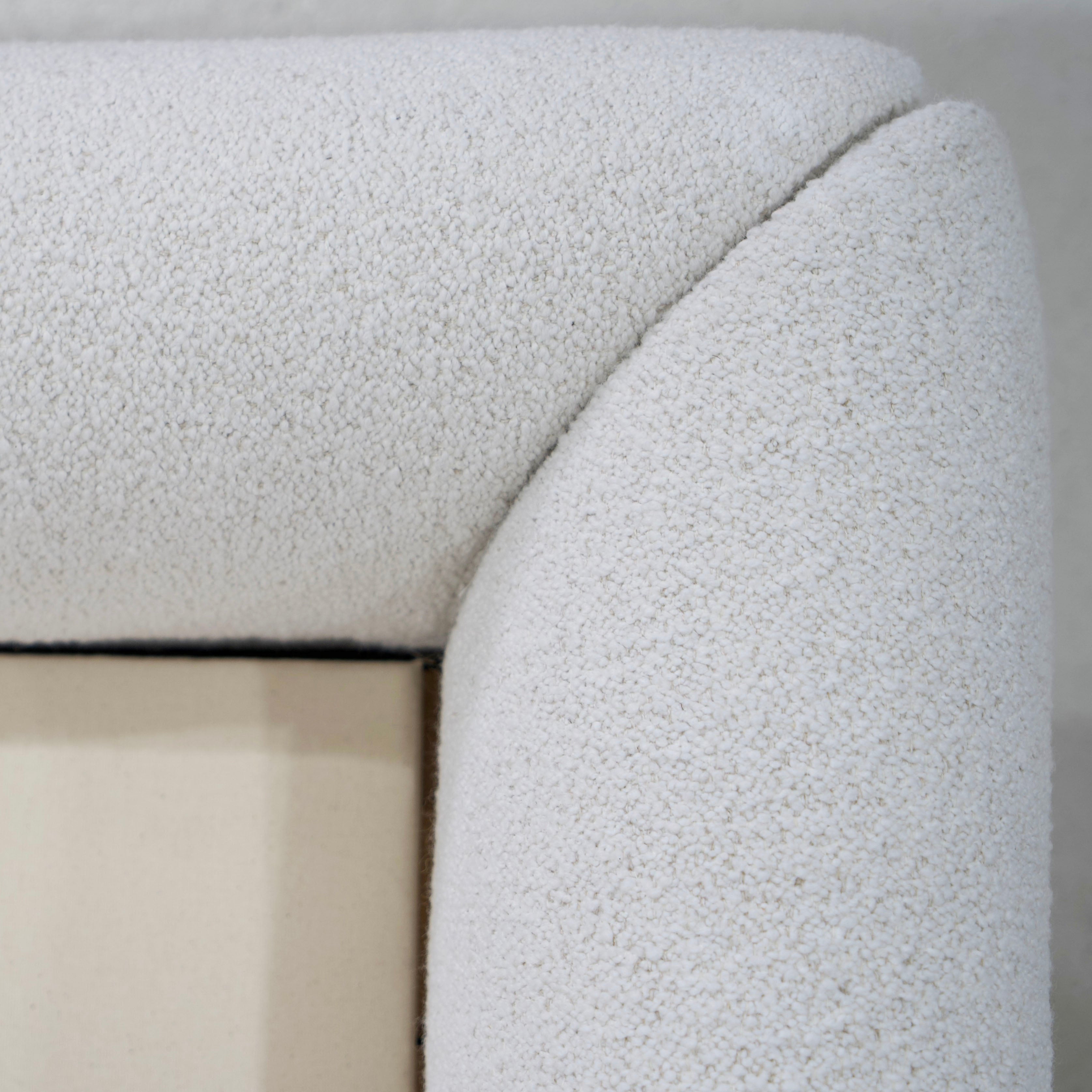 As Shown: in Rome Ivory. Oak finished in Smoke.